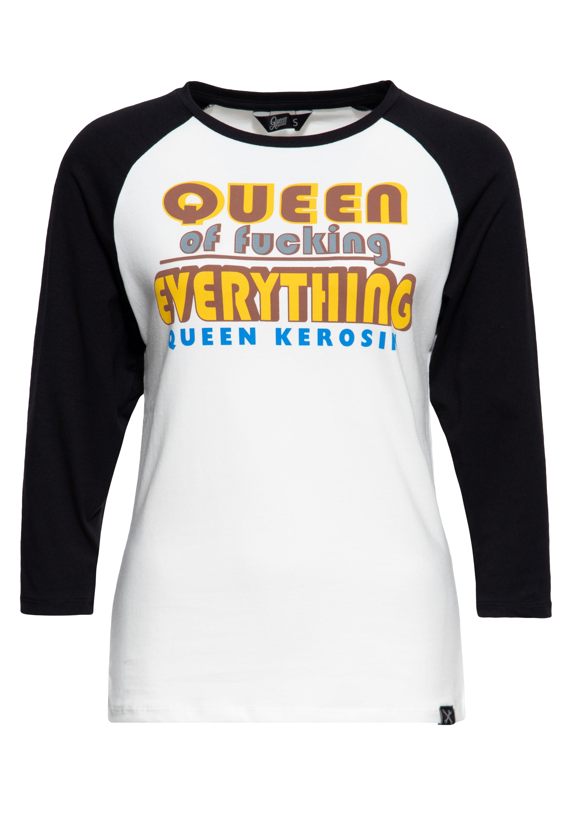 Queen Kerosin - 3/4-Arm Shirt «Queen Of Fucking Everything»