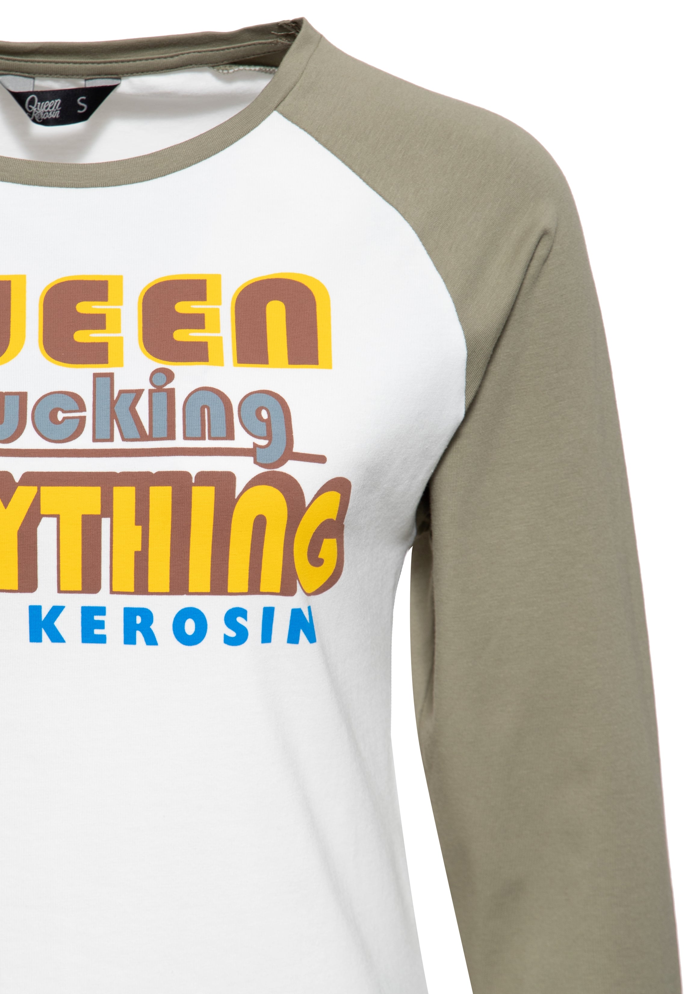 Queen Kerosin - 3/4-Arm Shirt «Queen Of Fucking Everything»