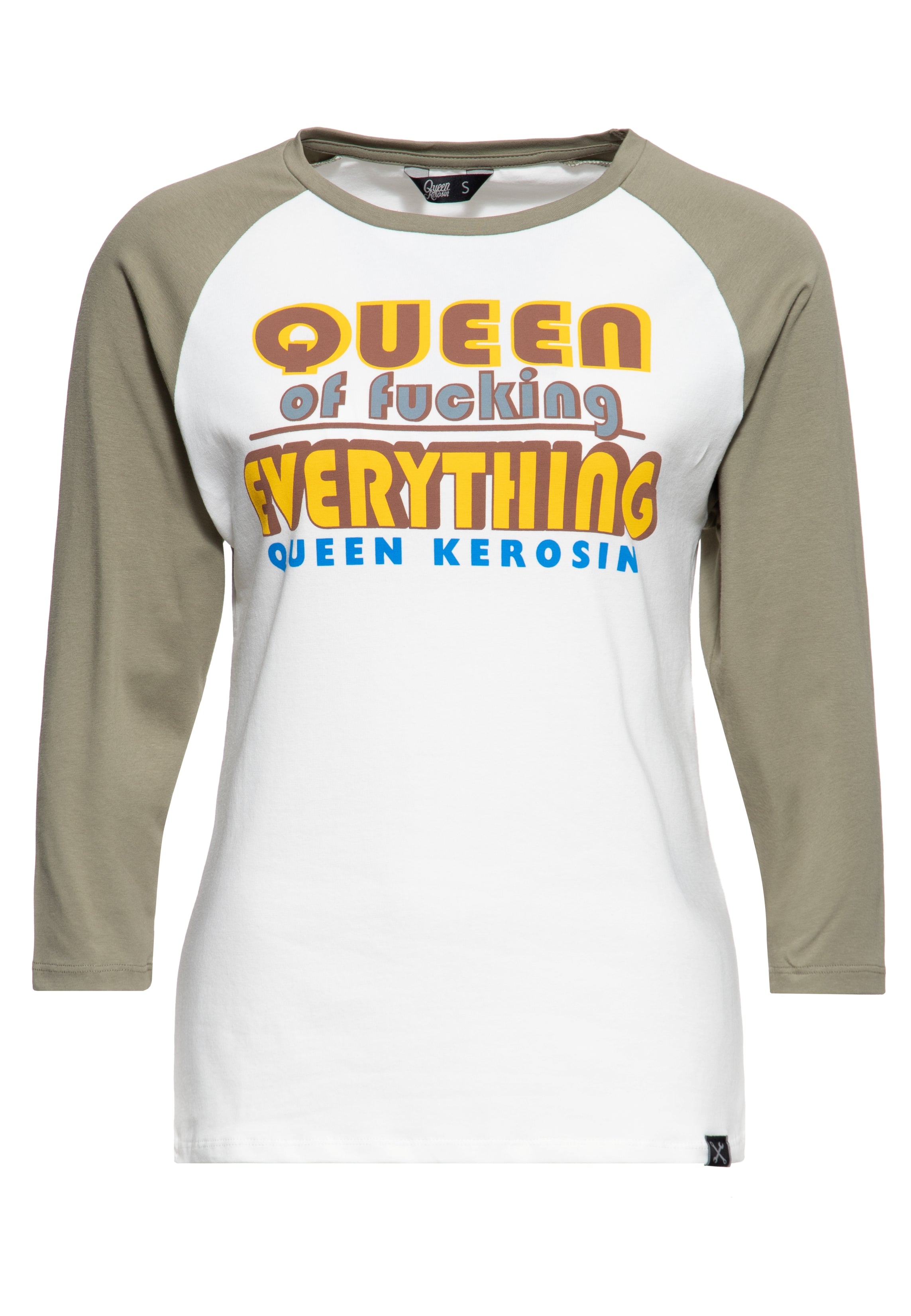 Queen Kerosin - 3/4-Arm Shirt «Queen Of Fucking Everything»