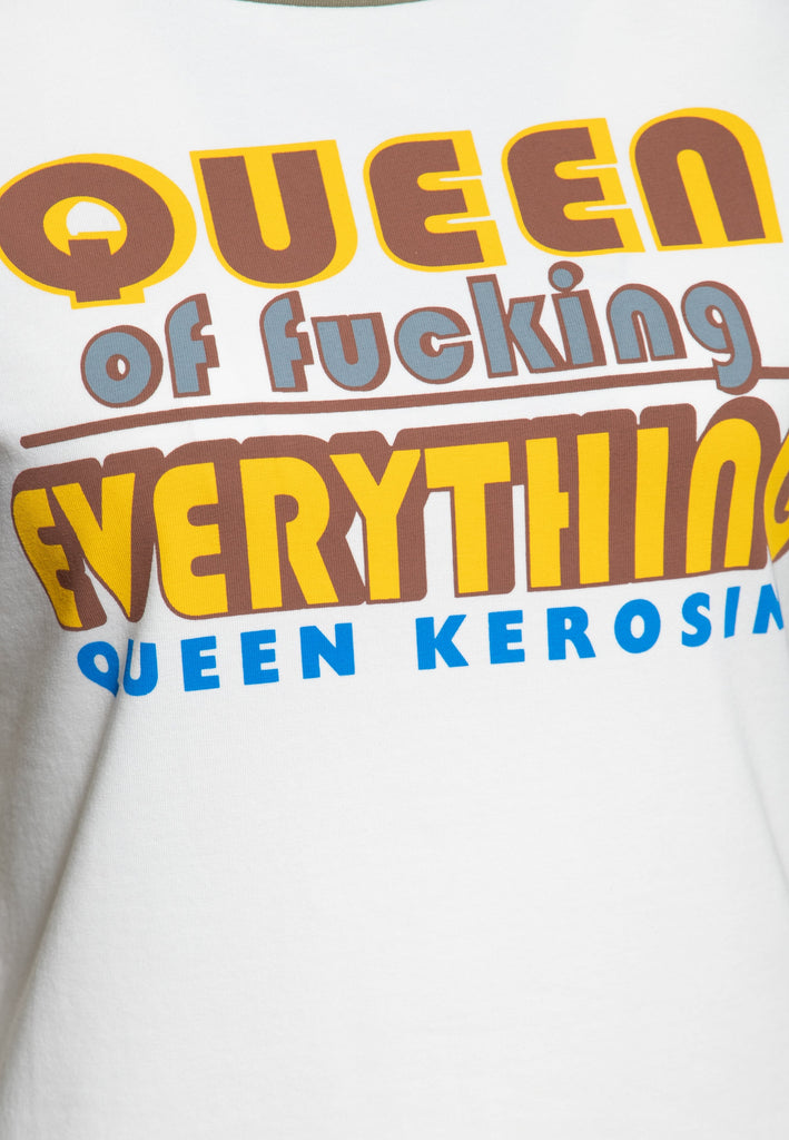 Queen Kerosin - 3/4-Arm Shirt «Queen Of Fucking Everything»