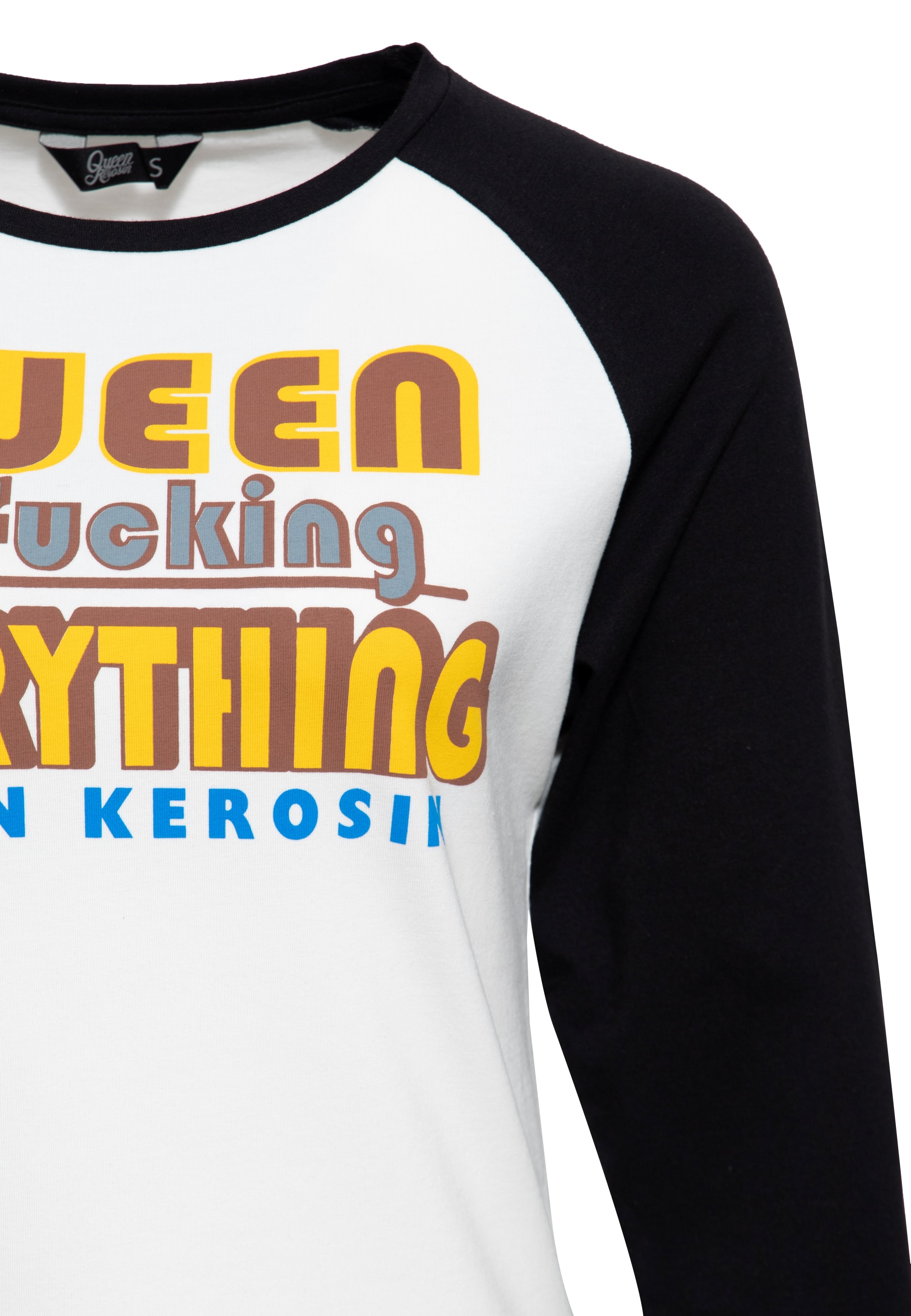Queen Kerosin - 3/4-Arm Shirt «Queen Of Fucking Everything»
