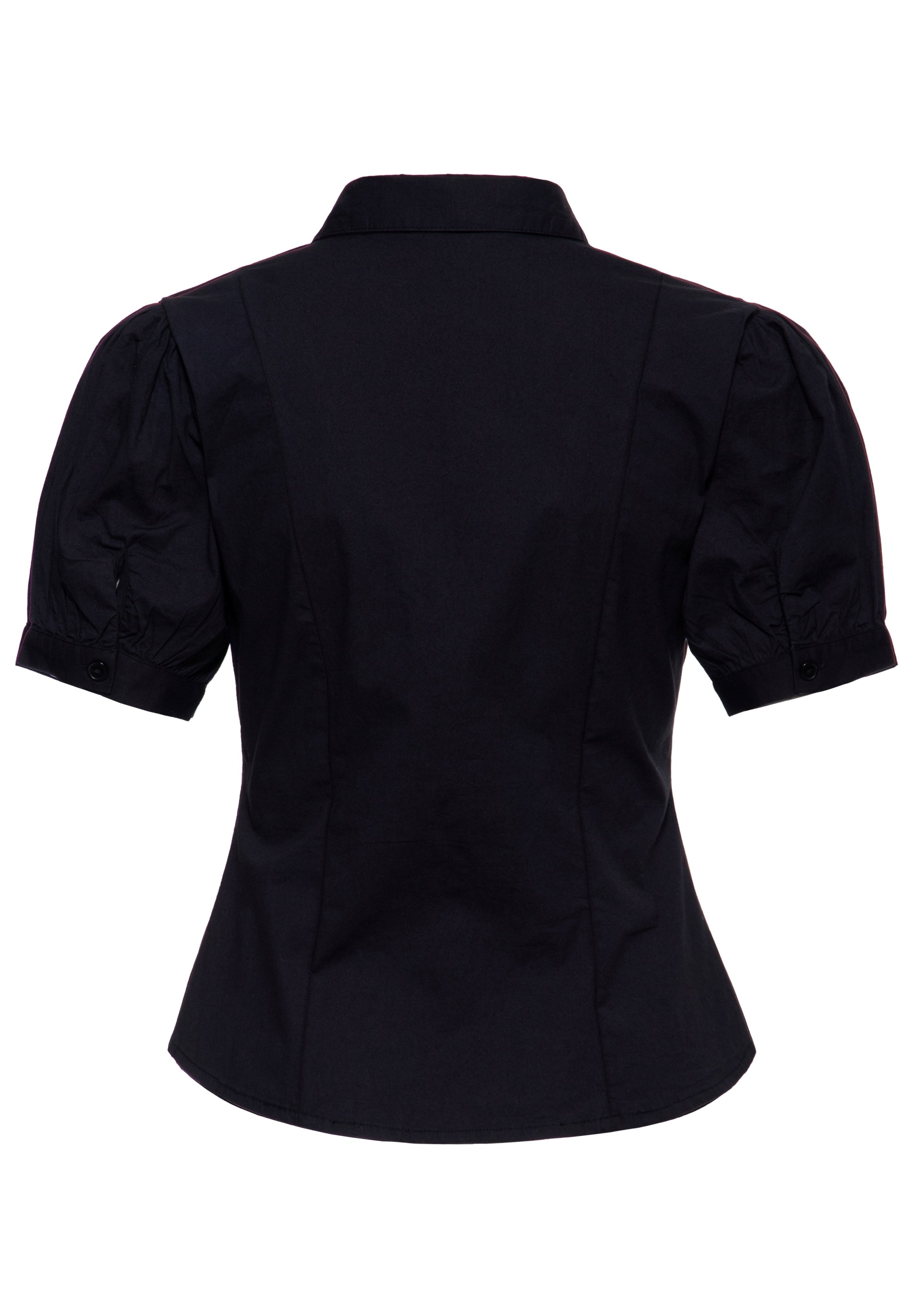 Bluse 'Cherry' in Schwarz Hemdblusen von Queen Kerosin
