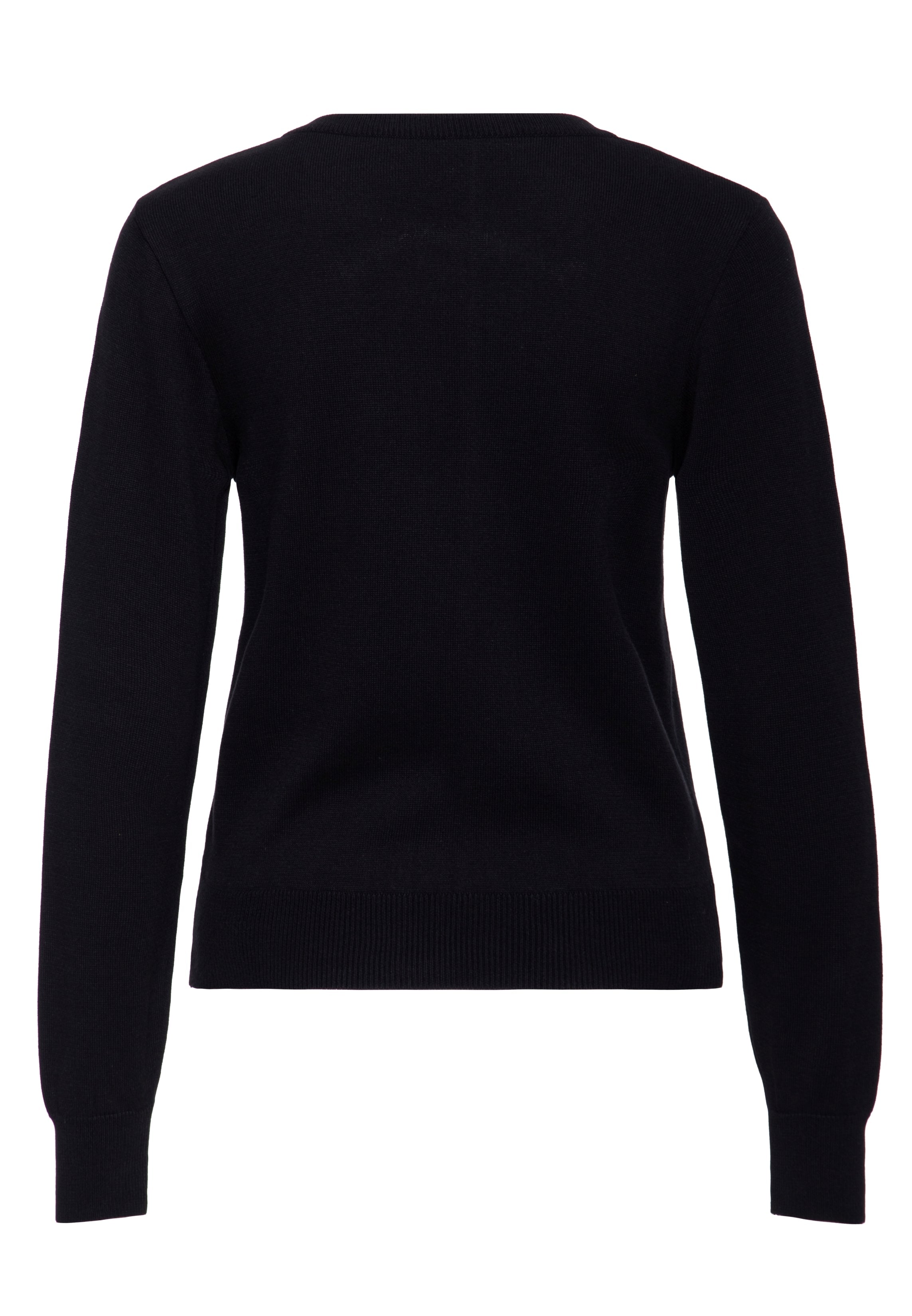 Cardigan 'Swallow and Cherry' in Schwarz Cardigan von Queen Kerosin