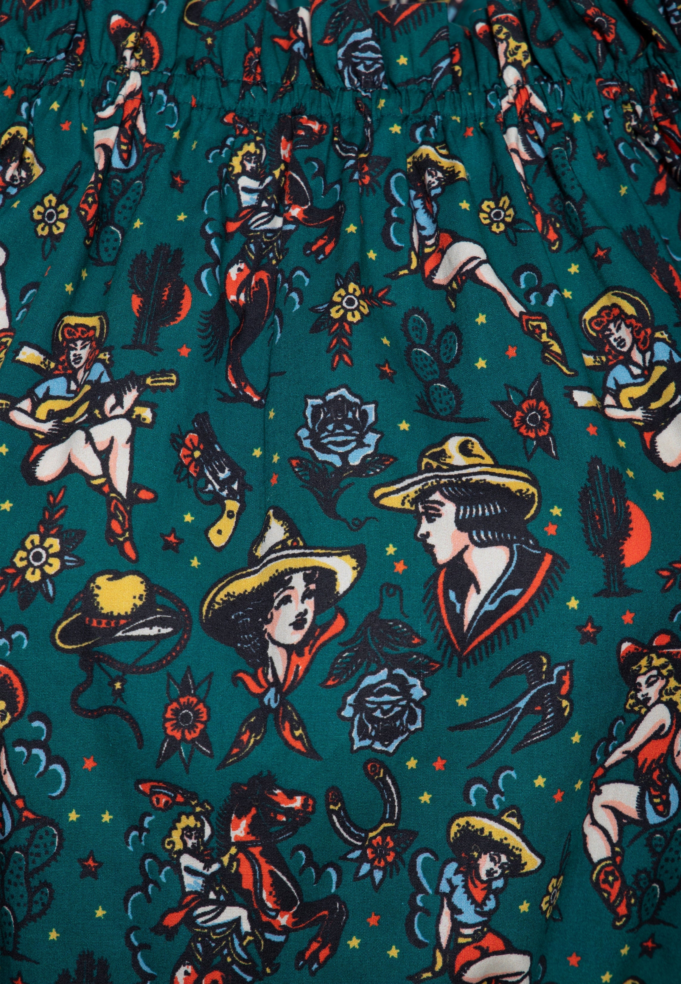 Queen Kerosin - Carmen Top «Cowgirl»