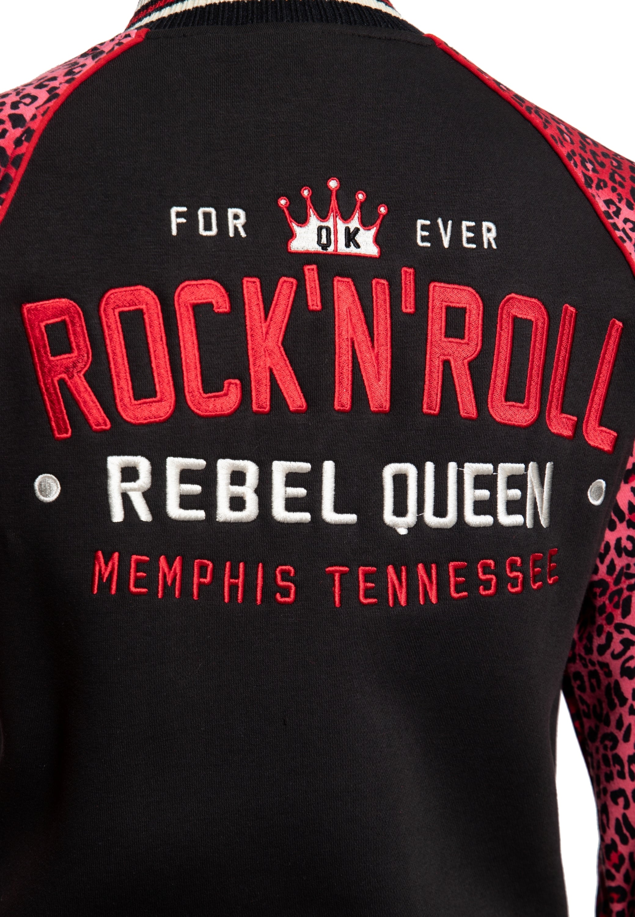 Queen Kerosin - College Jacke «Rock'n'Roll Rebel Queen»