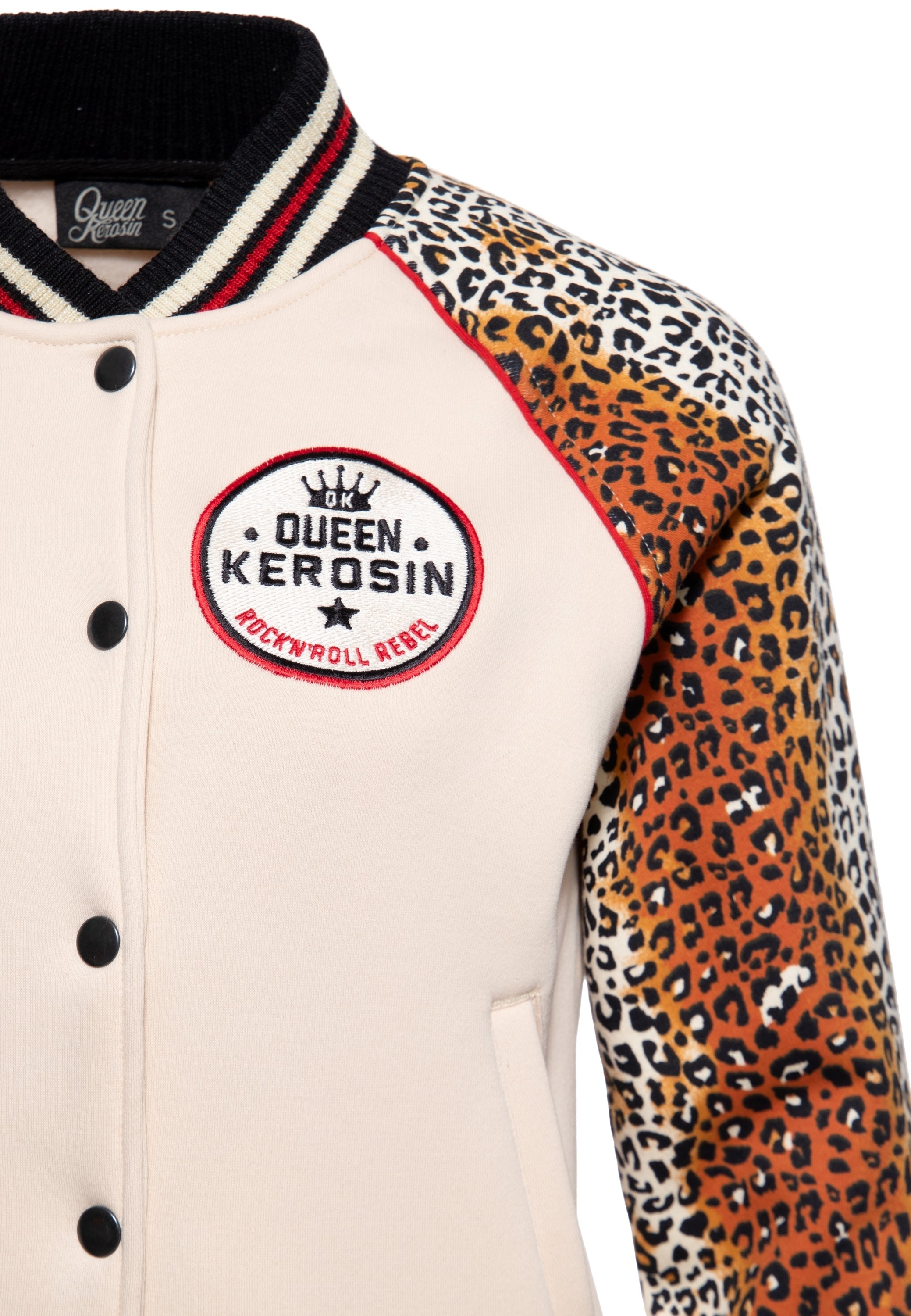 Queen Kerosin - College Jacke «Rock'n'Roll Rebel Queen»