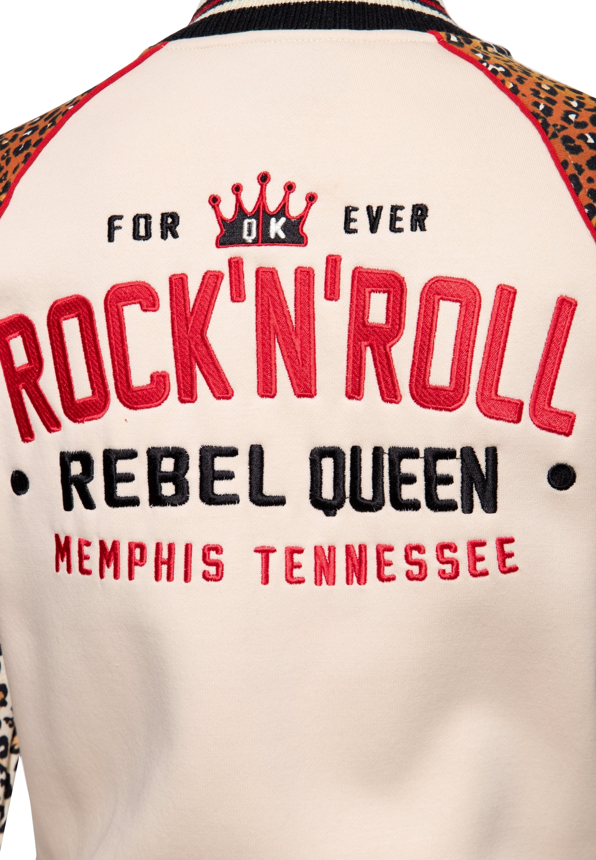 Queen Kerosin - College Jacke «Rock'n'Roll Rebel Queen»