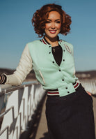 Queen Kerosin - College Jacke «Vintage Love»
