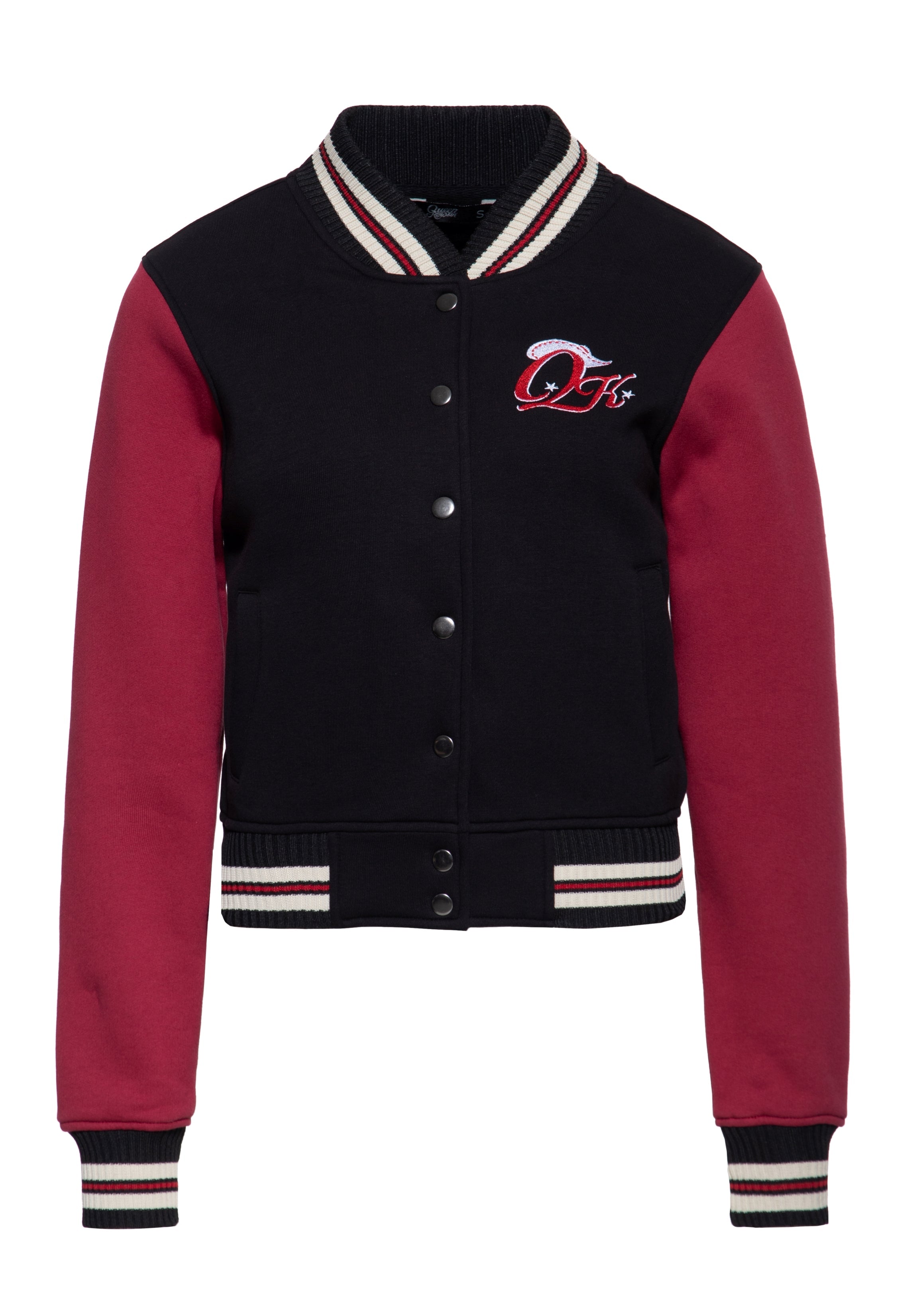 Queen Kerosin - College Sweatjacke «Rebel at Heart»