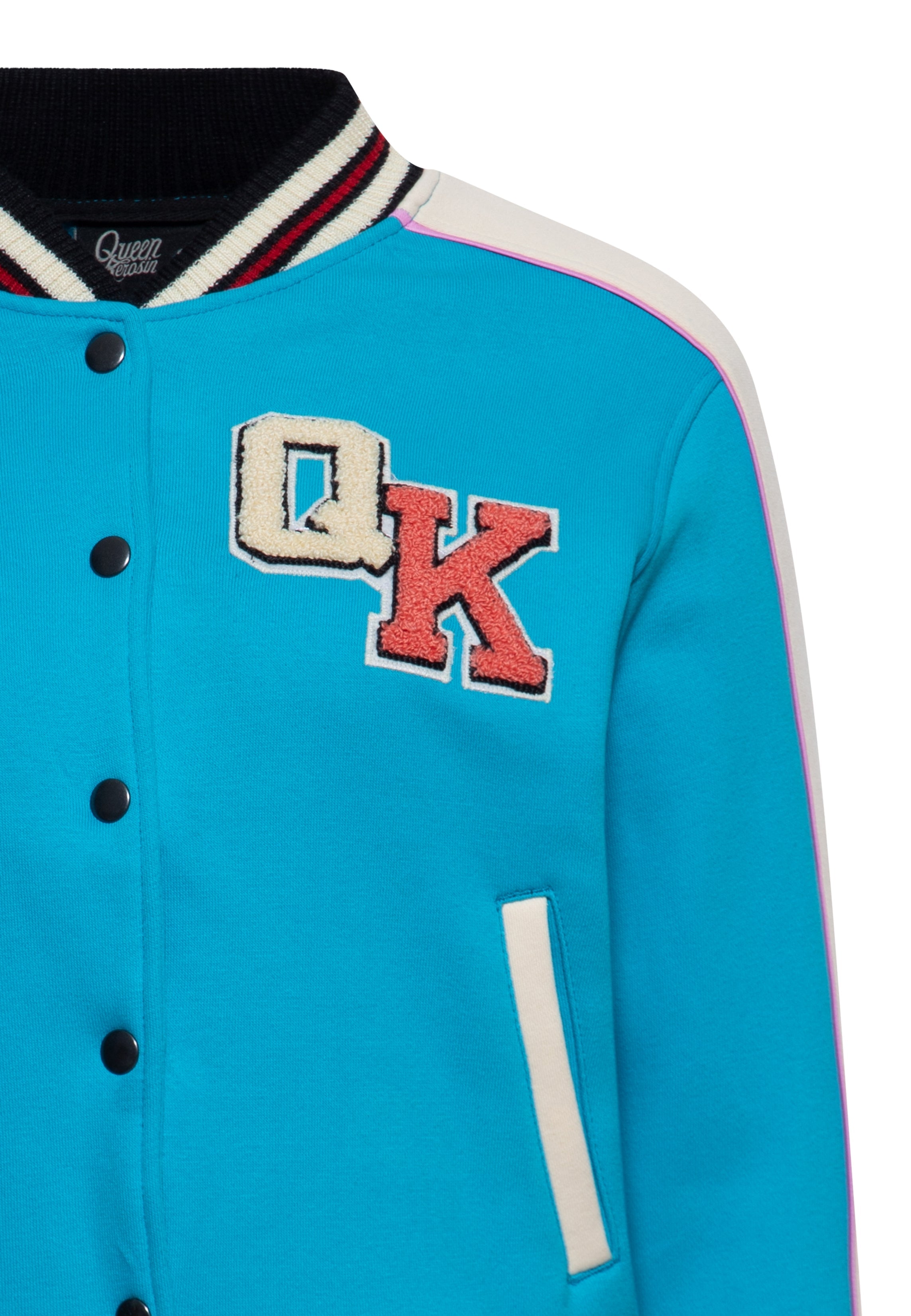 Collegejacke 'California Beachin'' in Blau College & Baseball Jacken von Queen Kerosin