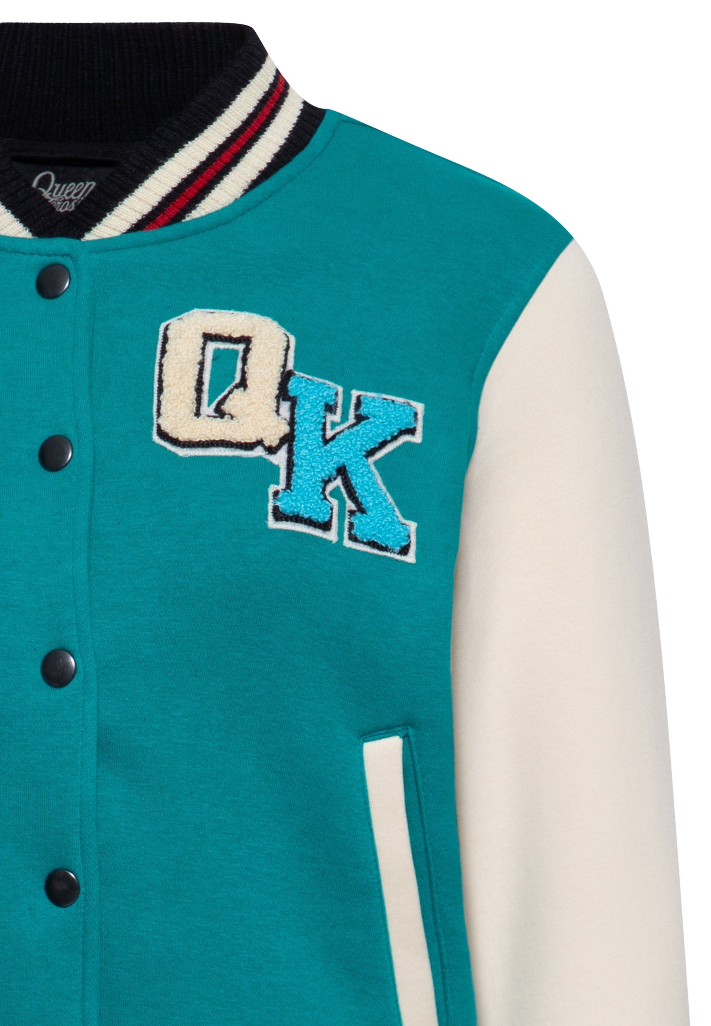 Collegejacke 'Dolche Far Niente' in Mint College & Baseball Jacken von Queen Kerosin