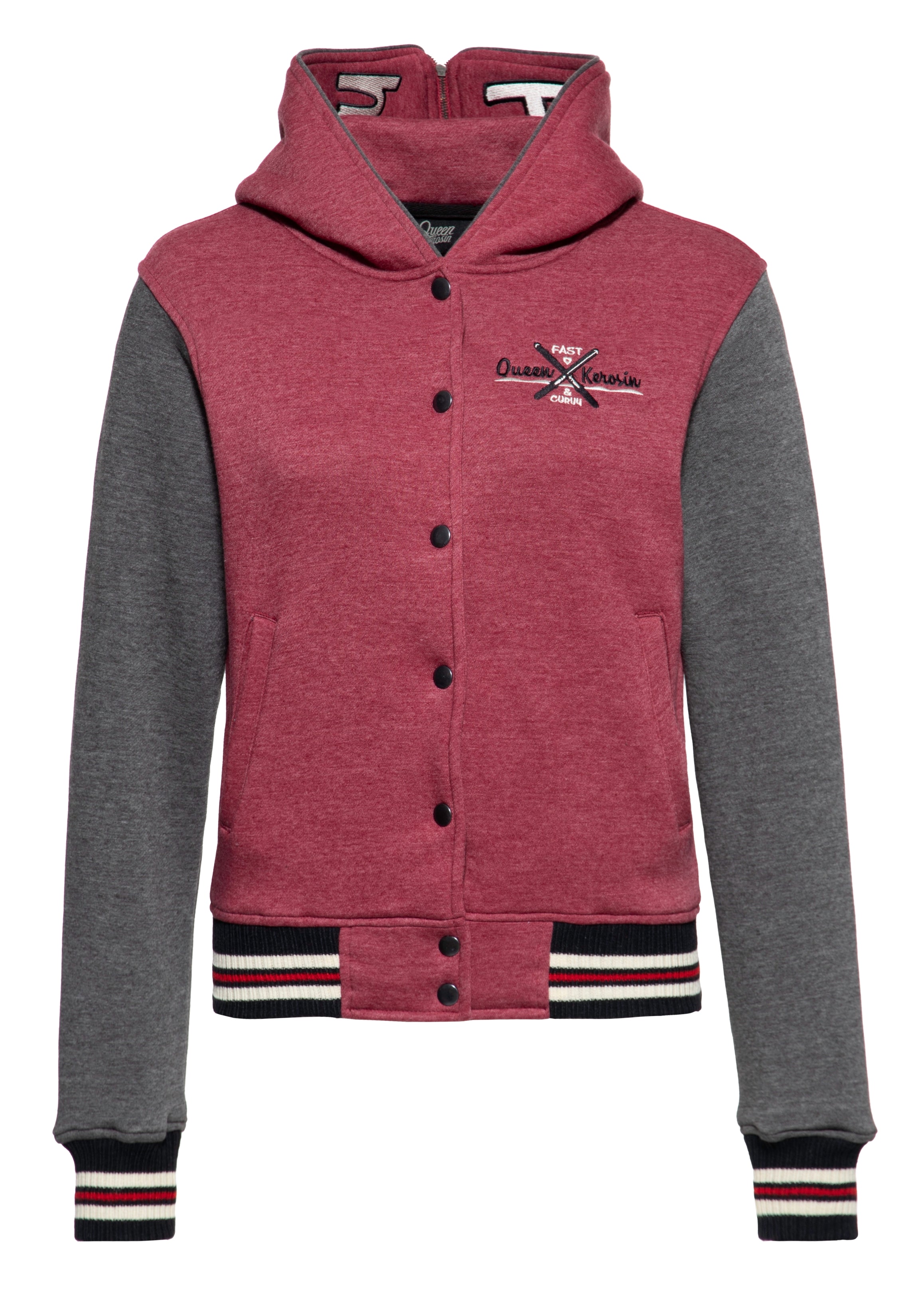 Queen Kerosin - Collegejacke «Fast & Curvy»