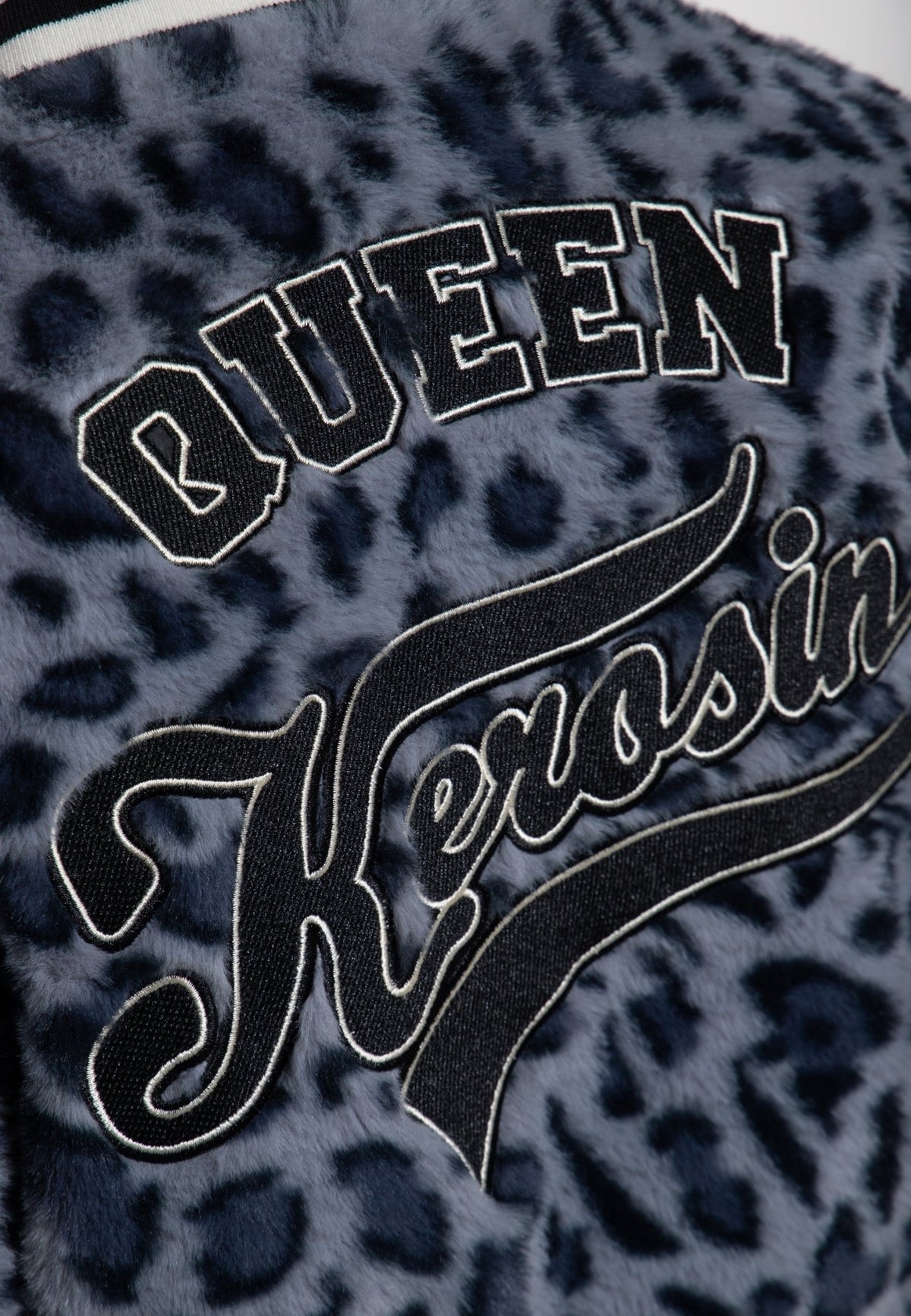 Collegejacke in Graublau – College & Baseball Jacken von Queen Kerosin - Ansicht 6