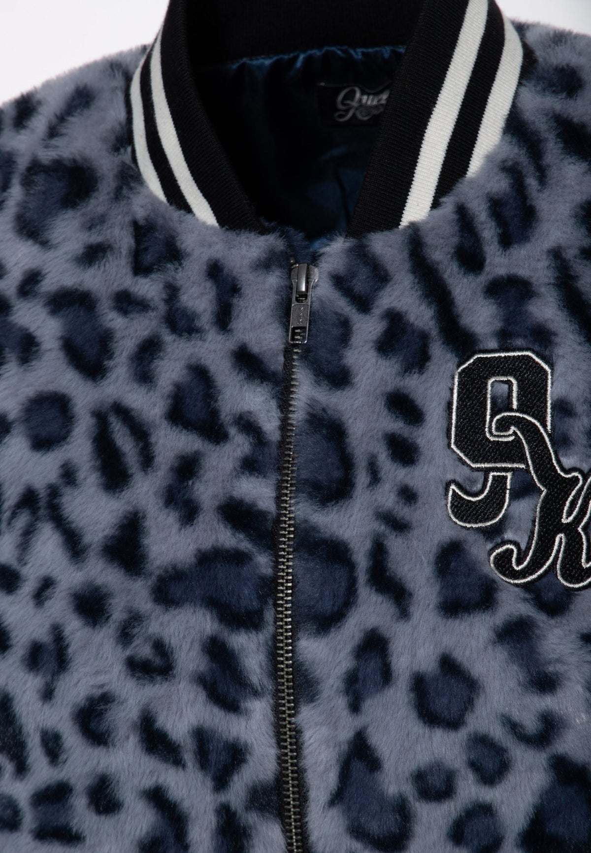 Collegejacke in Graublau – College & Baseball Jacken von Queen Kerosin - Ansicht 4