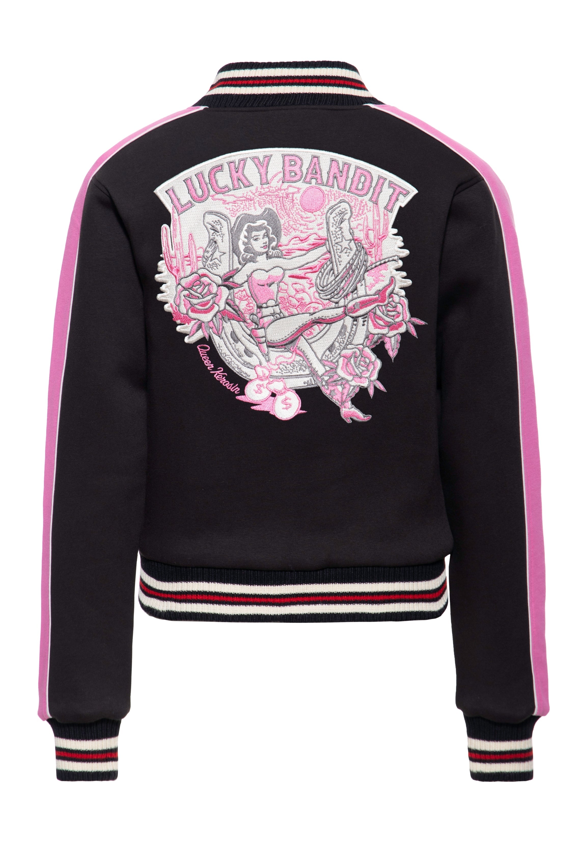Collegejacke «Lucky Bandit» College & Baseball Jacken von Queen Kerosin