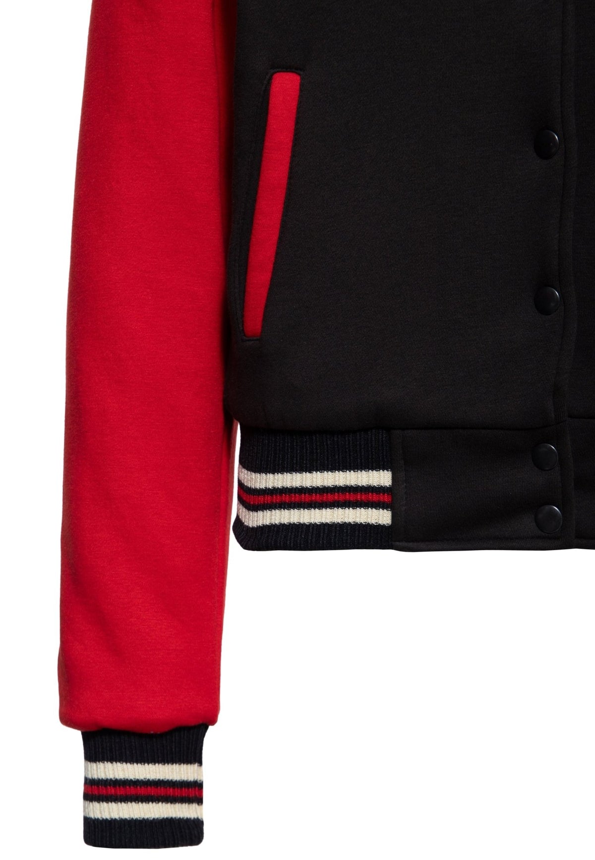 Collegejacke 'Road Rebels' in Schwarz – College & Baseball Jacken von Queen Kerosin - Ansicht 4