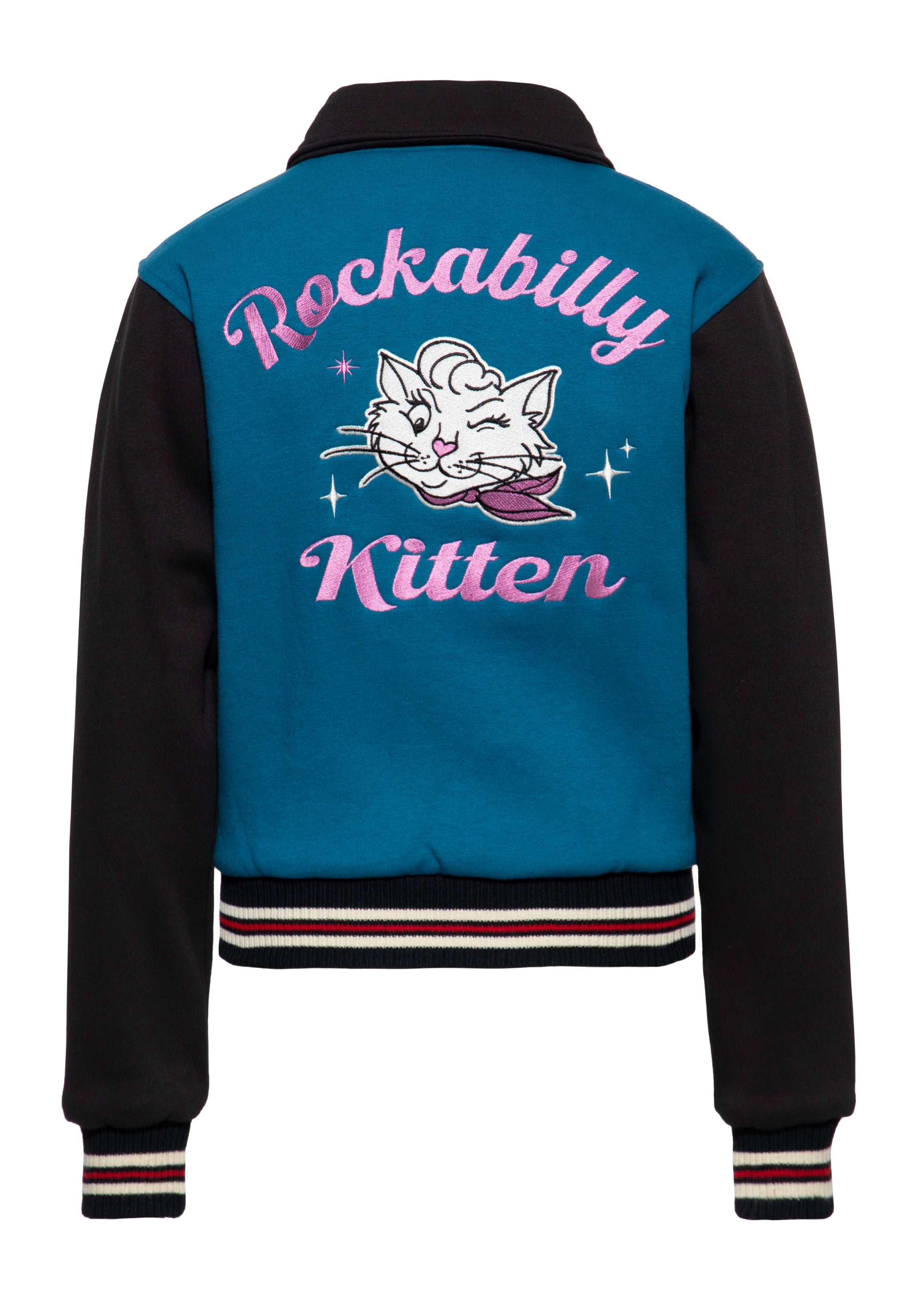 Queen Kerosin - Collegejacke «Rockabilly Kitten»