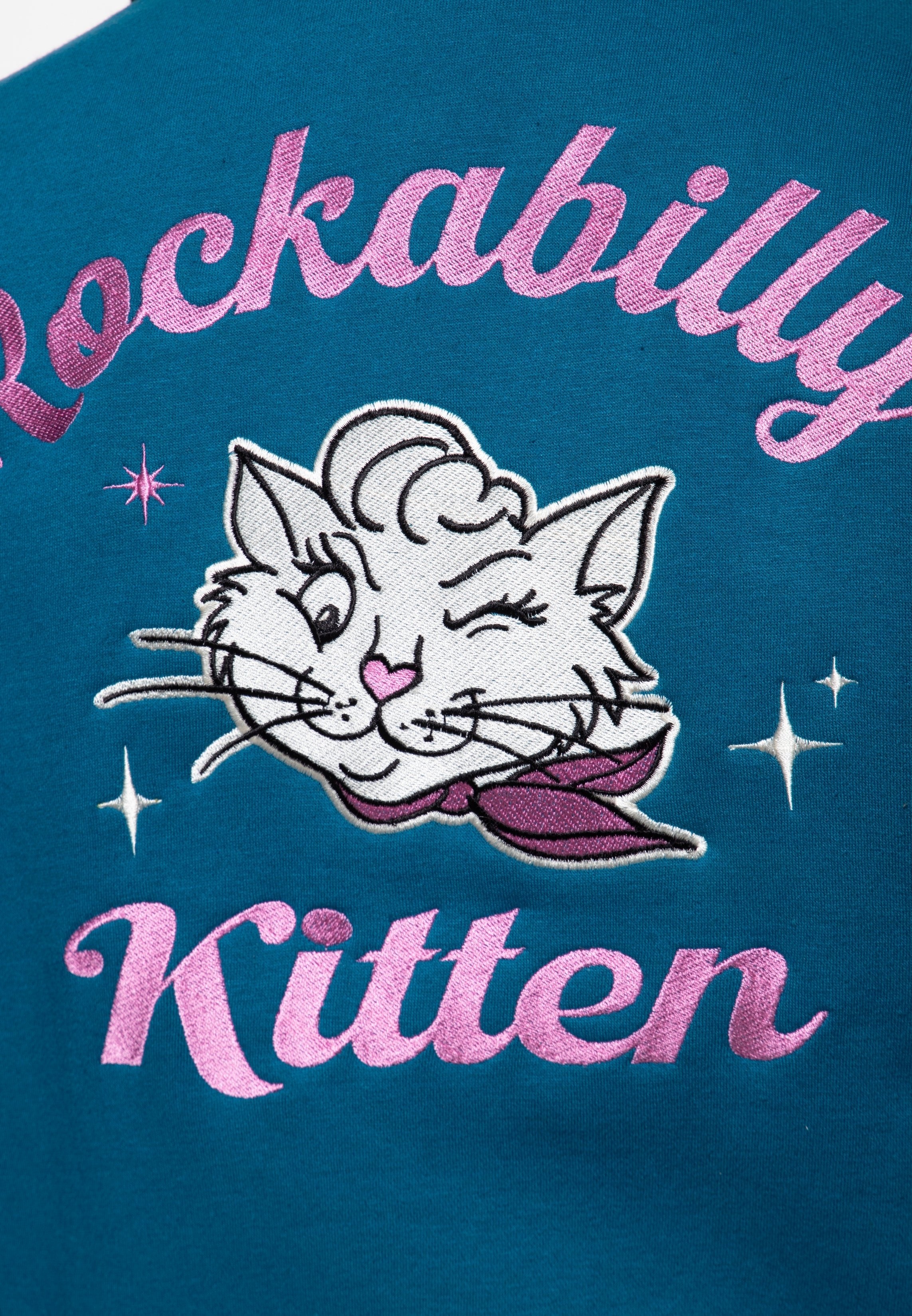 Queen Kerosin - Collegejacke «Rockabilly Kitten»