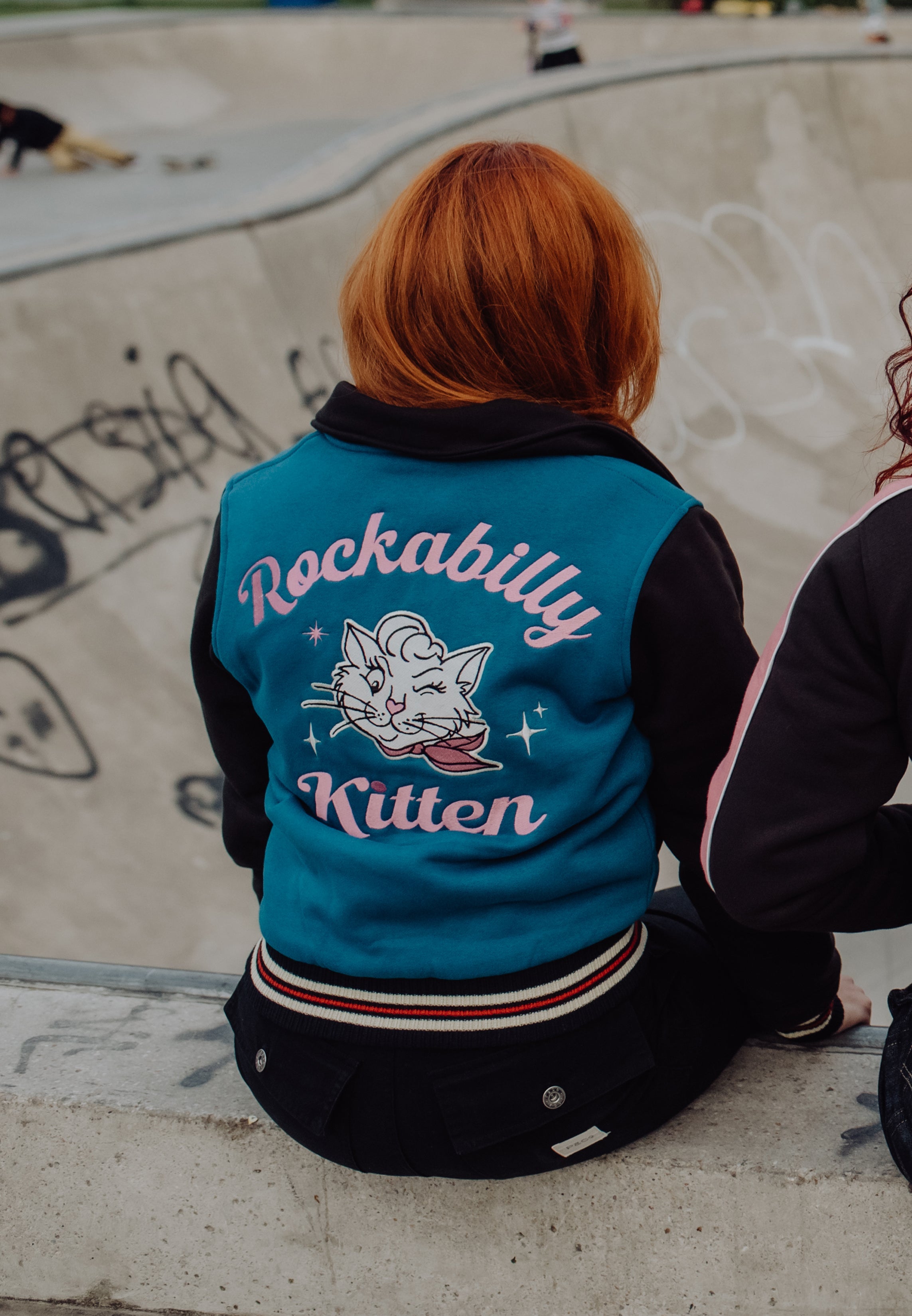 Queen Kerosin - Collegejacke «Rockabilly Kitten»