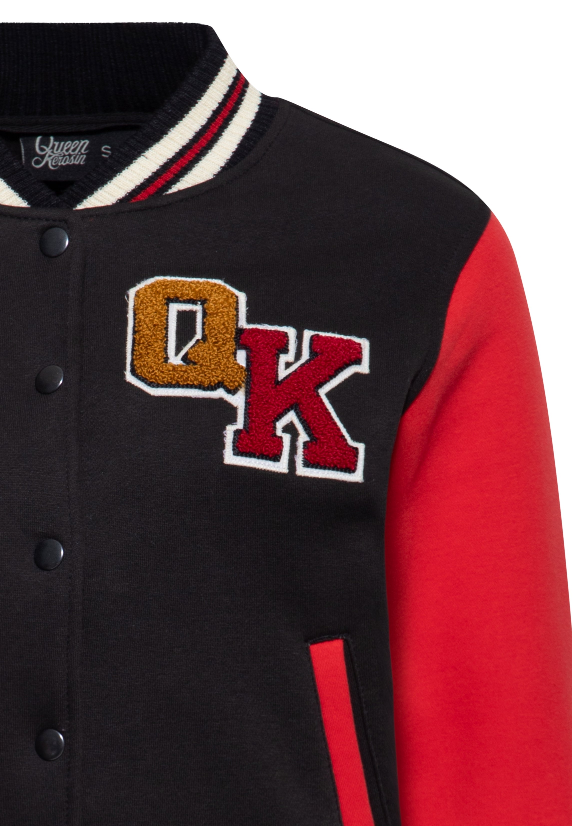 Collegejacke 'We Can Do It' in Schwarz College & Baseball Jacken von Queen Kerosin