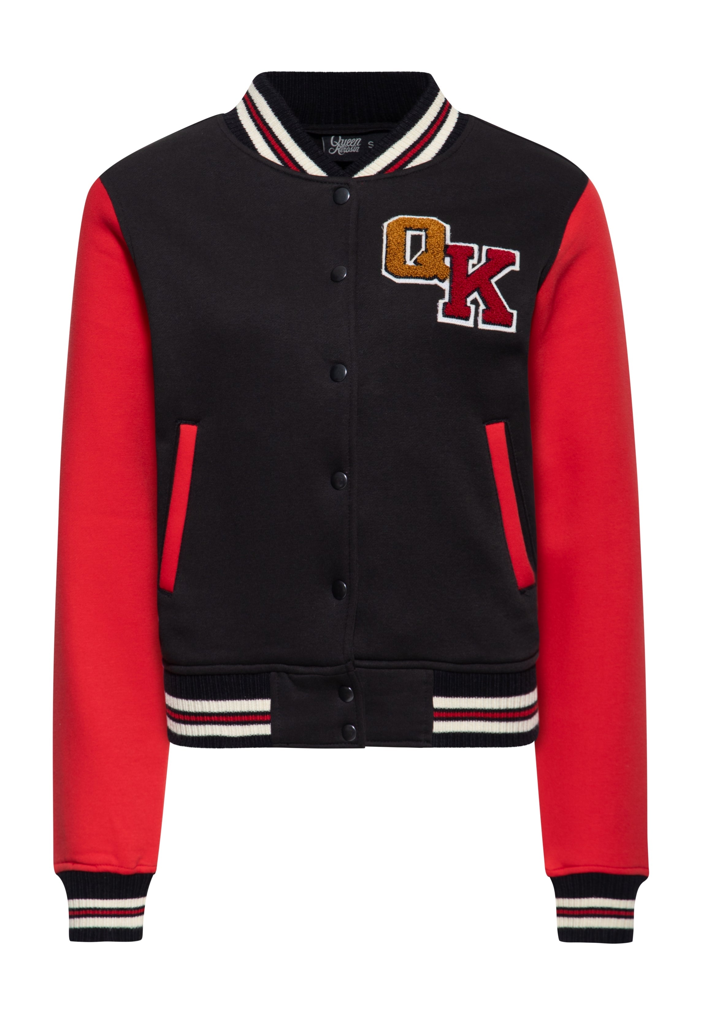 Collegejacke 'We Can Do It' in Schwarz College & Baseball Jacken von Queen Kerosin