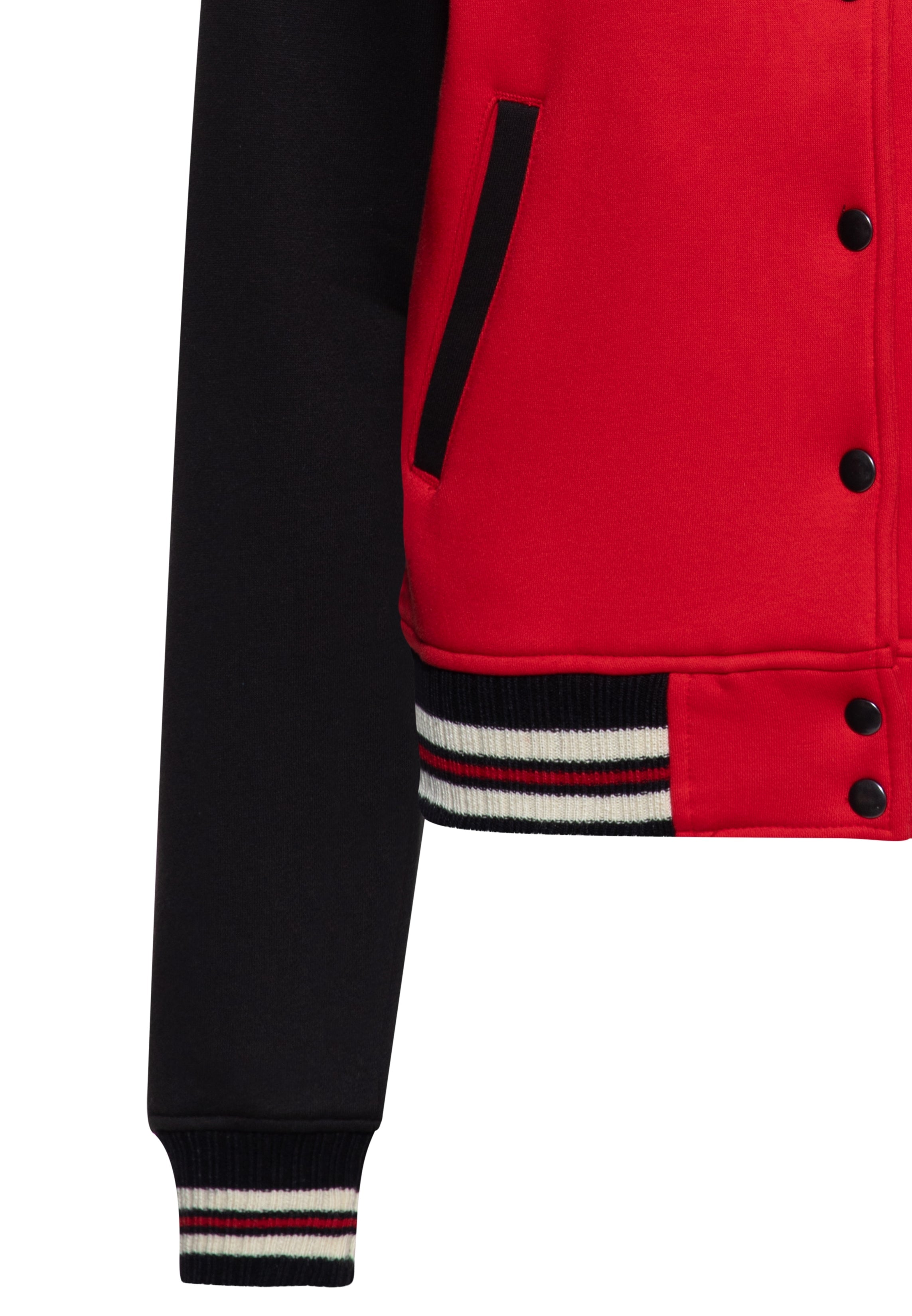 Collegejacke 'Wild Rebel' in Rot College & Baseball Jacken von Queen Kerosin