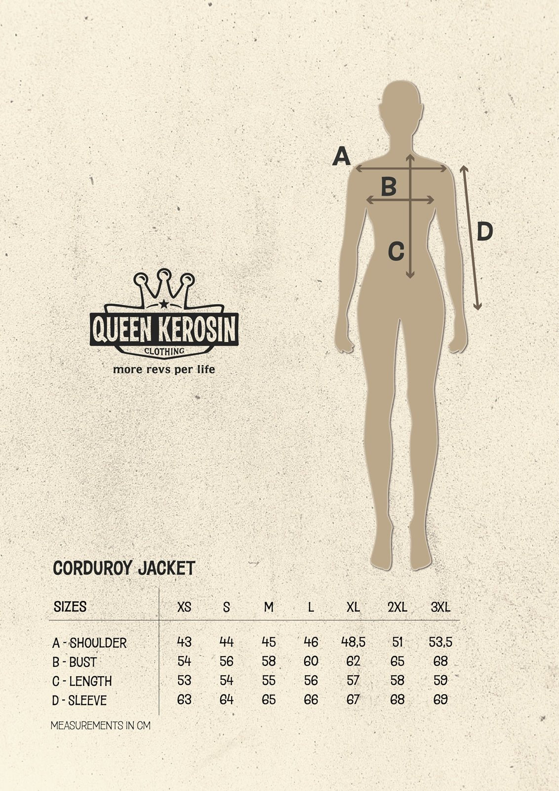 Queen Kerosin - Cord Fliegerjacke