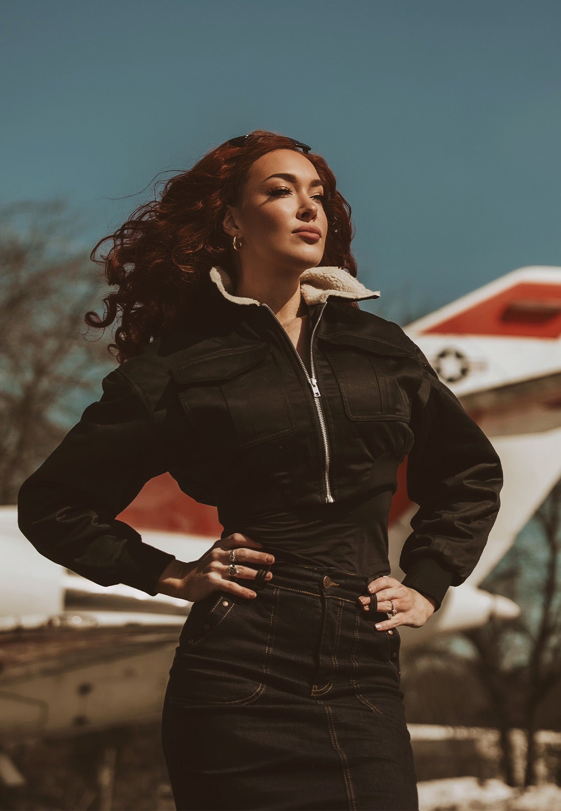 Queen Kerosin - Cropped Jacke