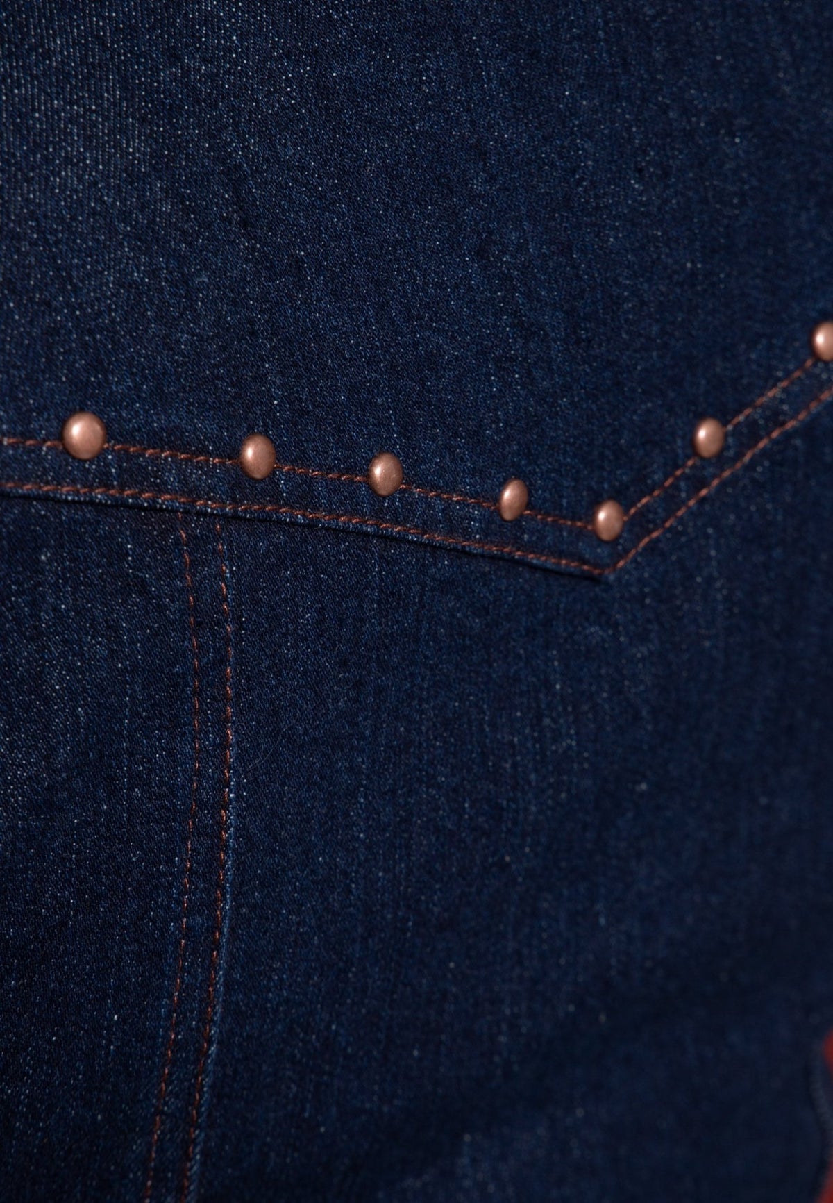 Damen Denim Weste "Ruby" in Dark Blue Wash – Jeans Weste von Queen Kerosin - Ansicht 6