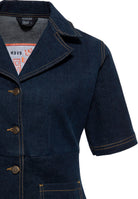 Queen Kerosin - Denim Etuikleid «Rebel Queens»