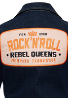 Queen Kerosin - Denim Etuikleid «Rebel Queens»