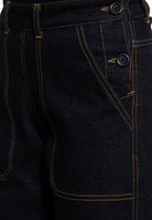 Queen Kerosin - Denim Latzhose