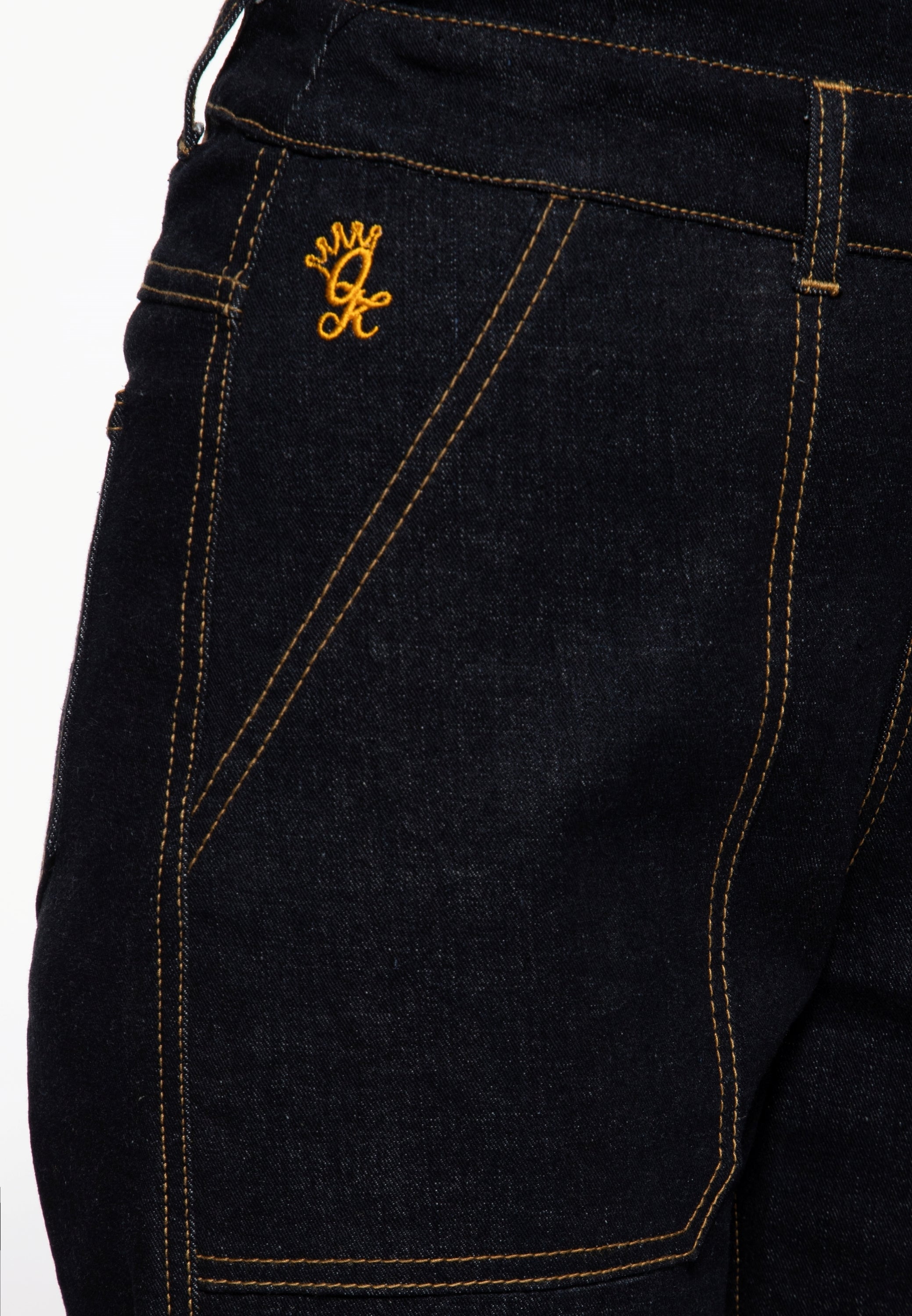 Queen Kerosin - Denim Latzhose