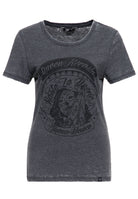 Queen Kerosin - Enzym Wash T - Shirt «Hasta La Muerte»