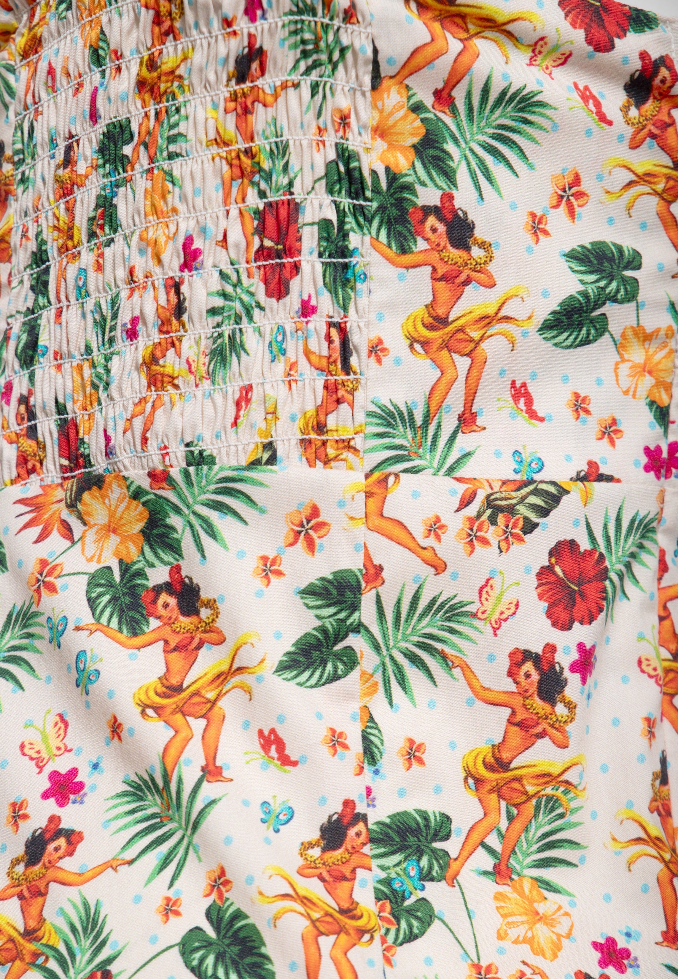 Queen Kerosin - Etuikleid «Hula Girls»