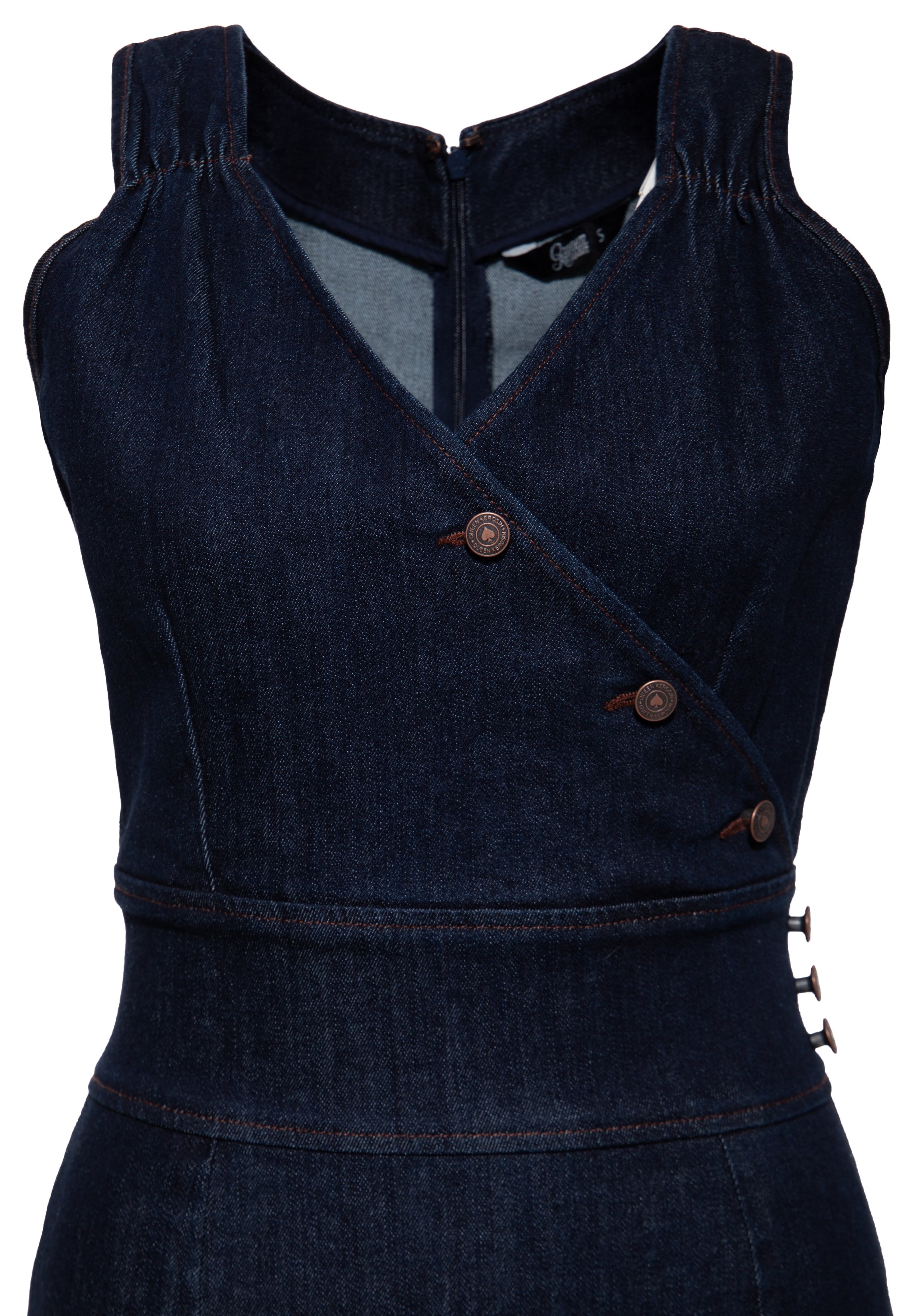 Etuikleid 'Peggy' in Denim Kleider von Queen Kerosin