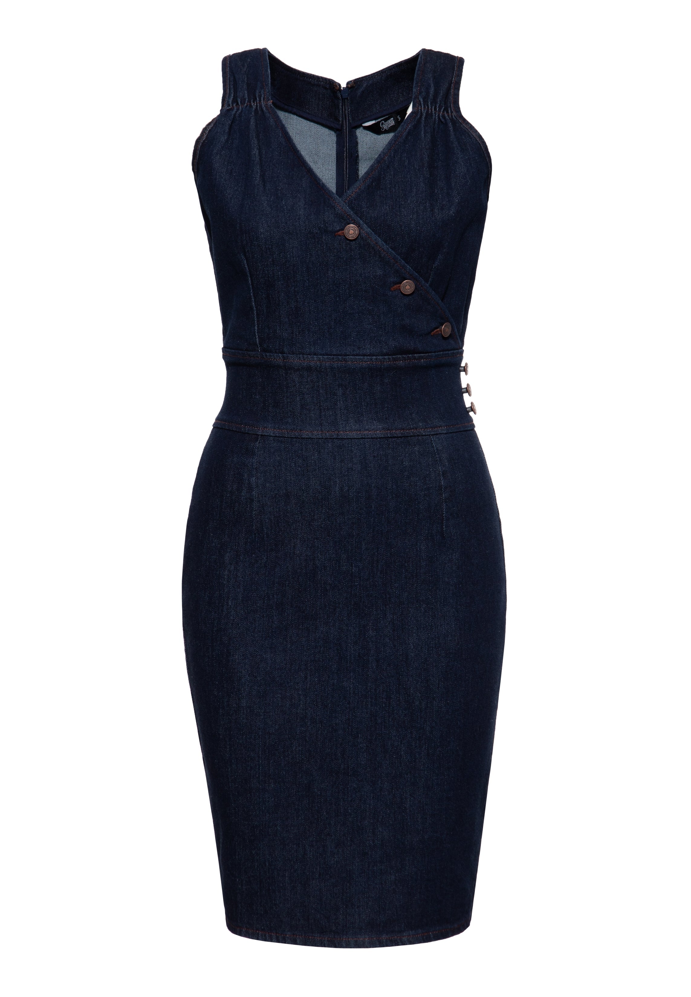 Etuikleid 'Peggy' in Denim Kleider von Queen Kerosin