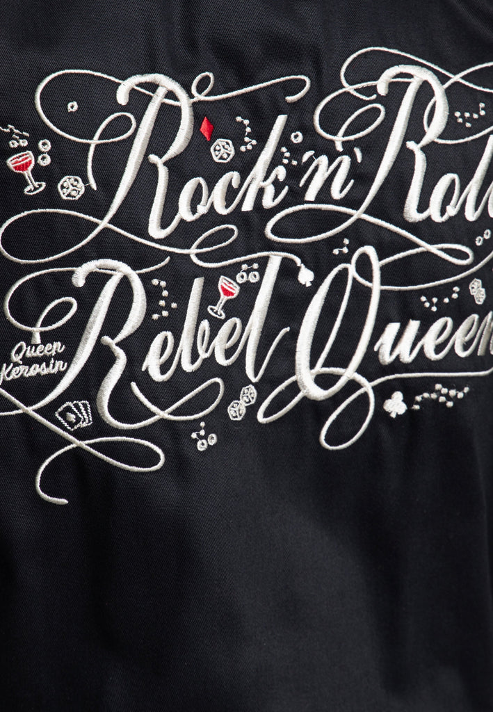 Queen Kerosin - Gabardine Jacke «Rock'n'Roll Rebel Queen»