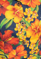 Queen Kerosin - Hawaiibluse «Hibiskus»