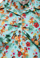 Queen Kerosin - Hawaiibluse «Hula Girls»
