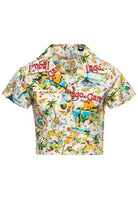 Queen Kerosin - Hawaiibluse «Lago di Garda»