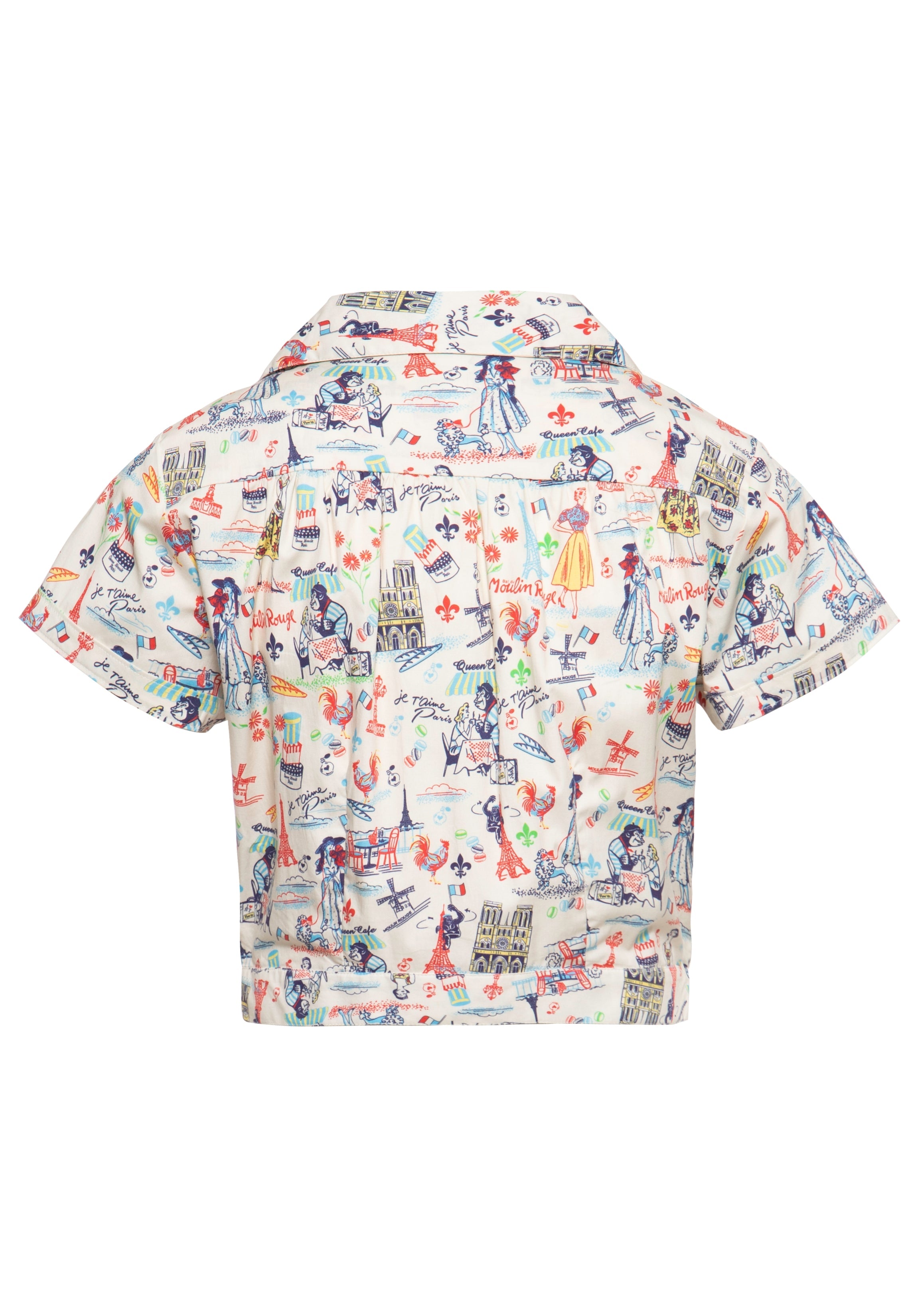 Queen Kerosin - Hawaiibluse «Paris»