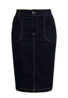 Queen Kerosin - Jeans Bleistiftrock