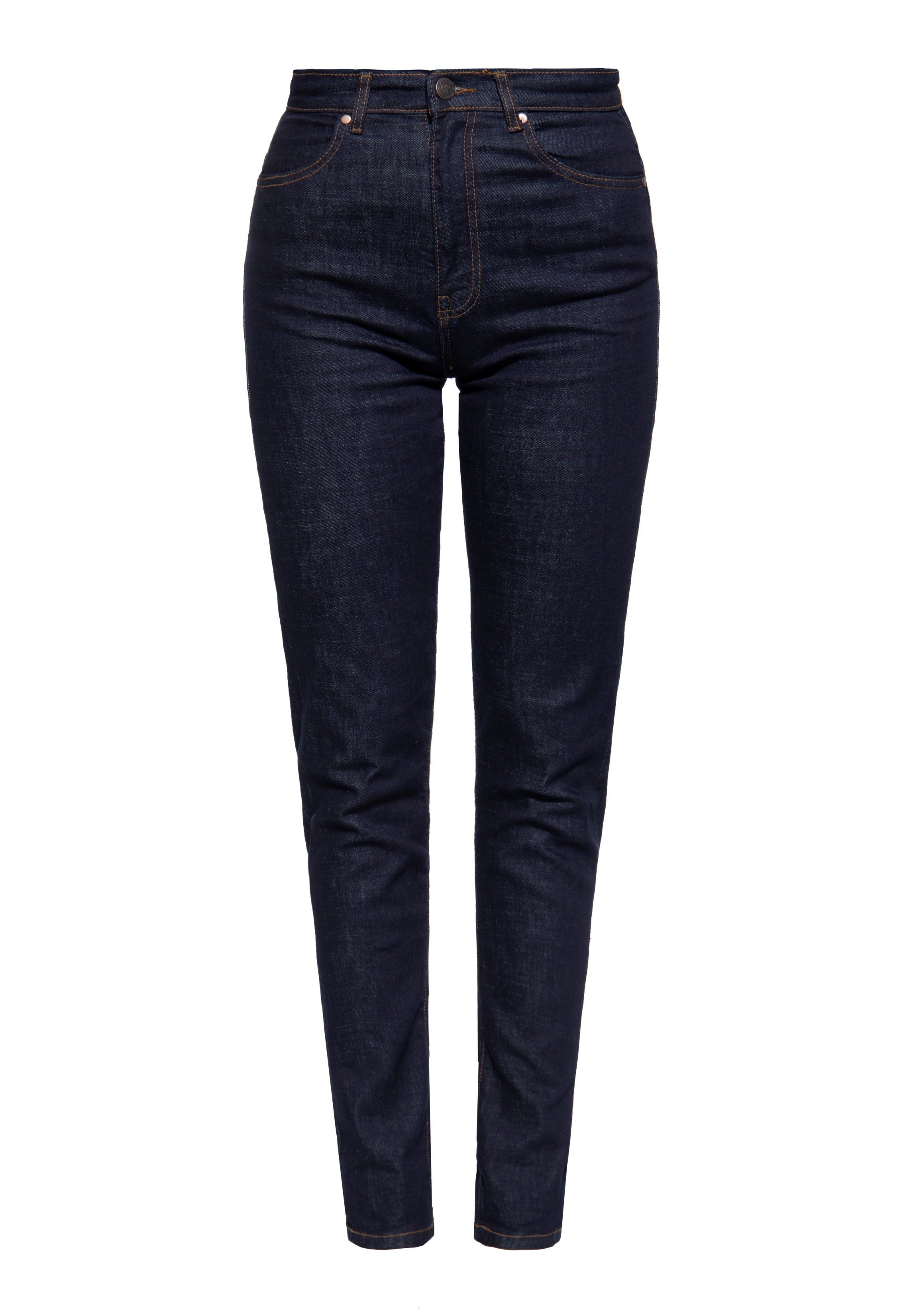 Jeanshose mit Pinstripe - Stickerei Jeans von Queen Kerosin