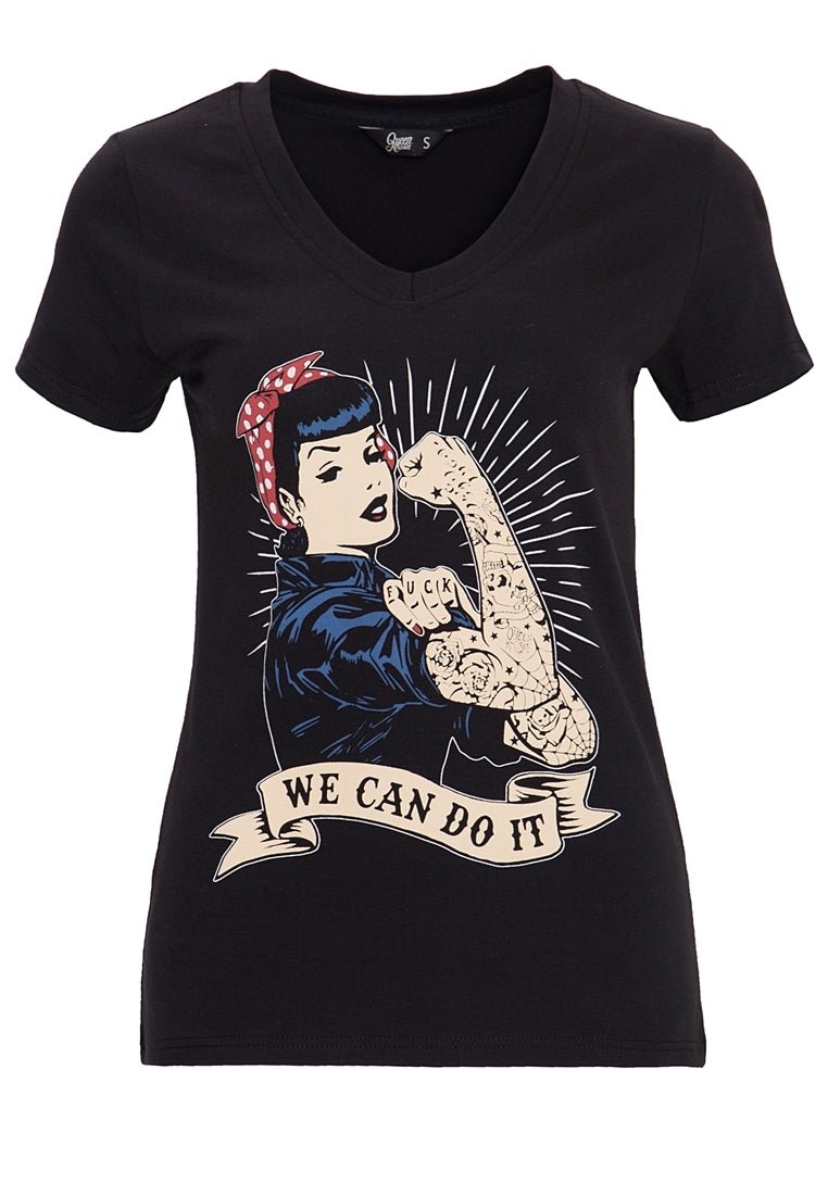 Kurzarmshirt «We can do it - Inked» T-Shirts von Queen Kerosin