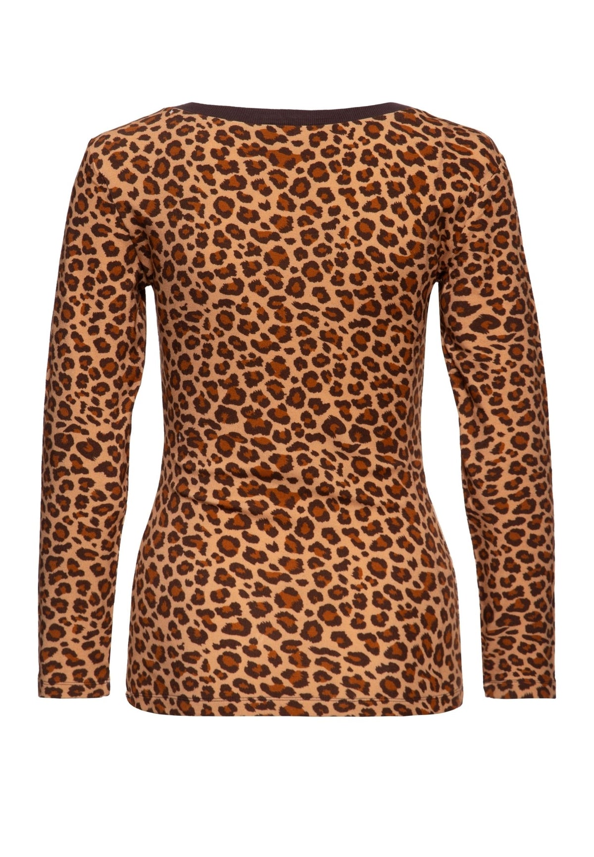 Langarmshirt 'Hear Me Roar' in Camelfarben – Langarmshirts von Queen Kerosin - Ansicht 2
