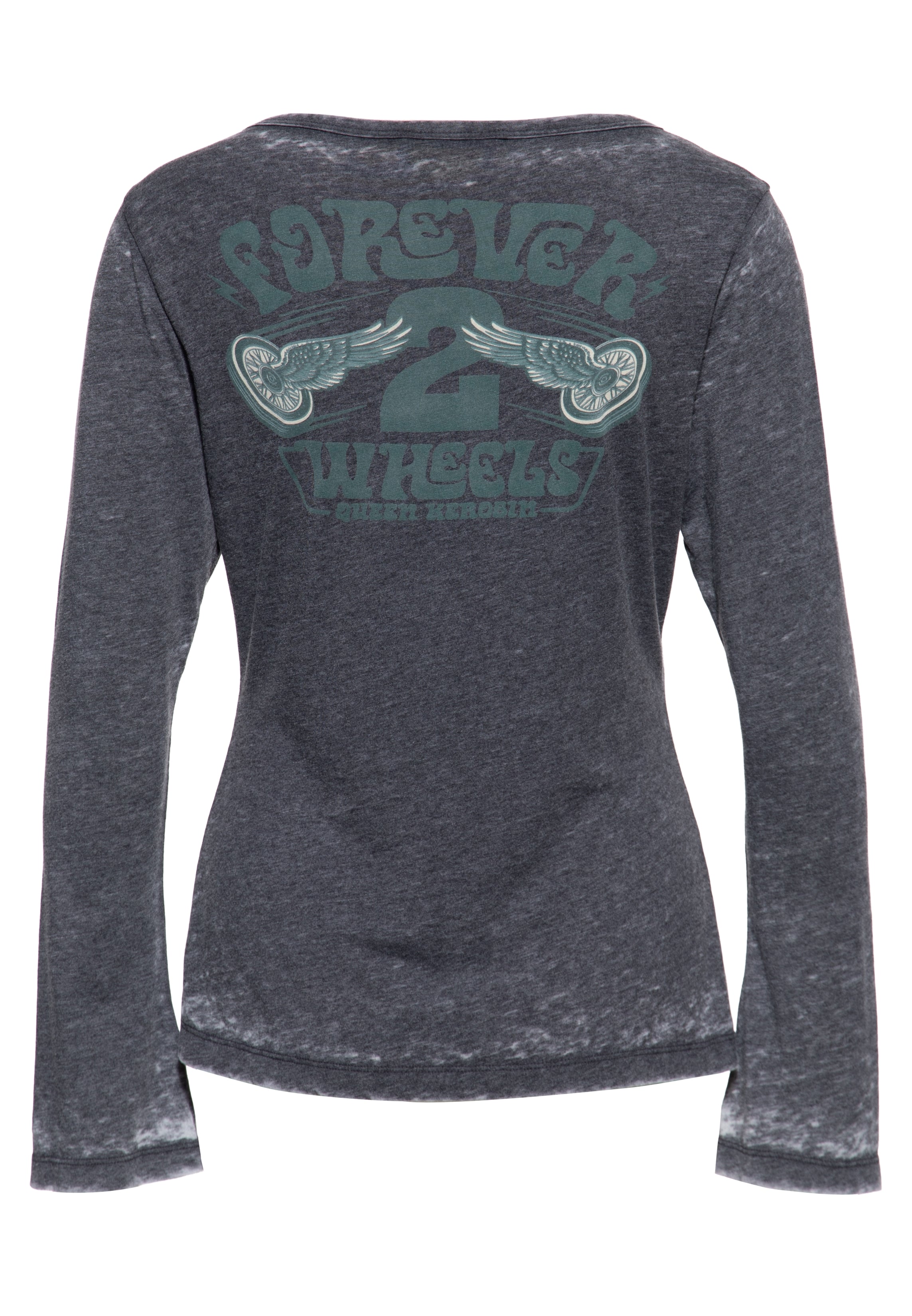 Queen Kerosin - Longsleeve «Forever 2 Wheels»