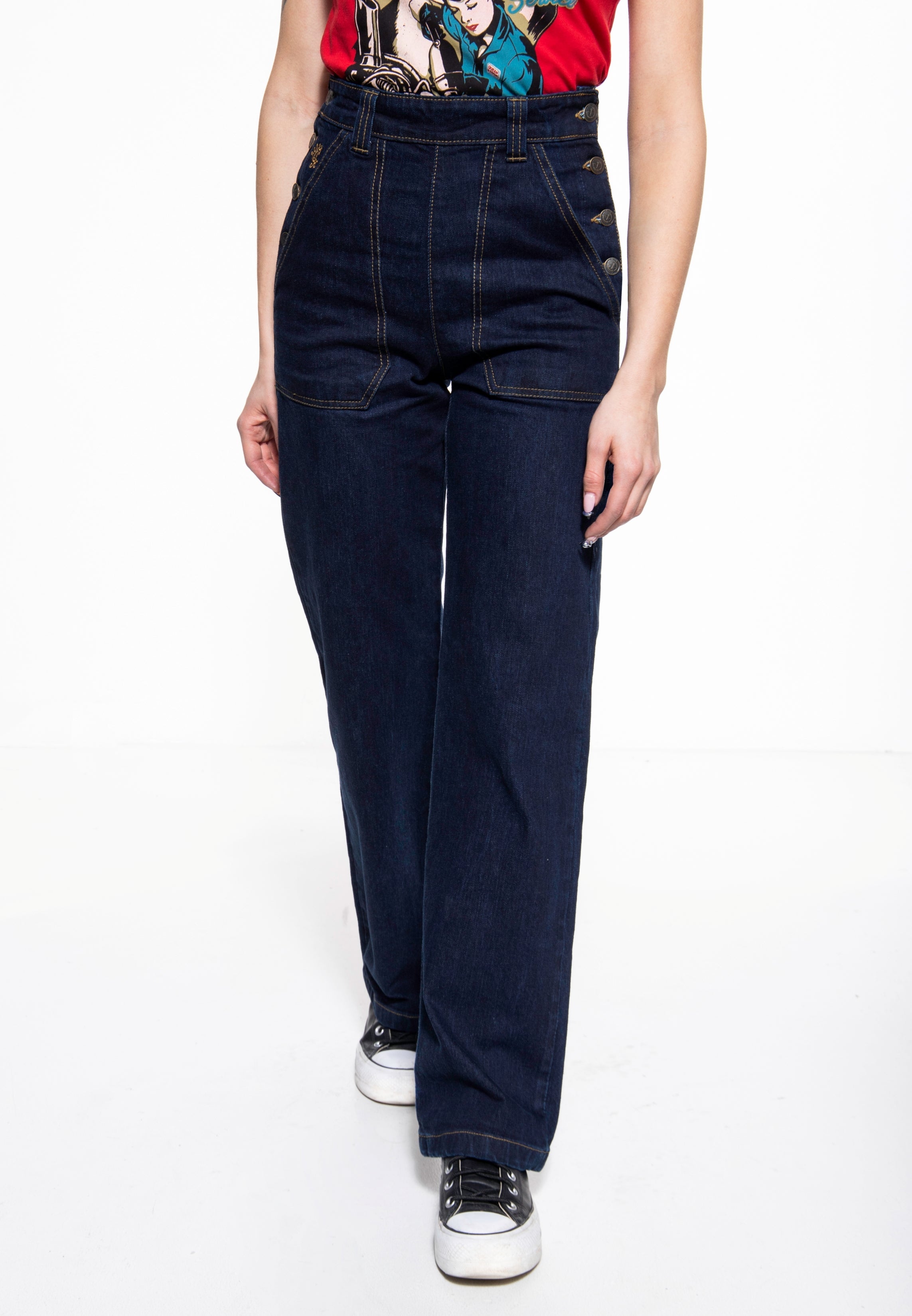 Queen Kerosin - Marlene Fit Jeans