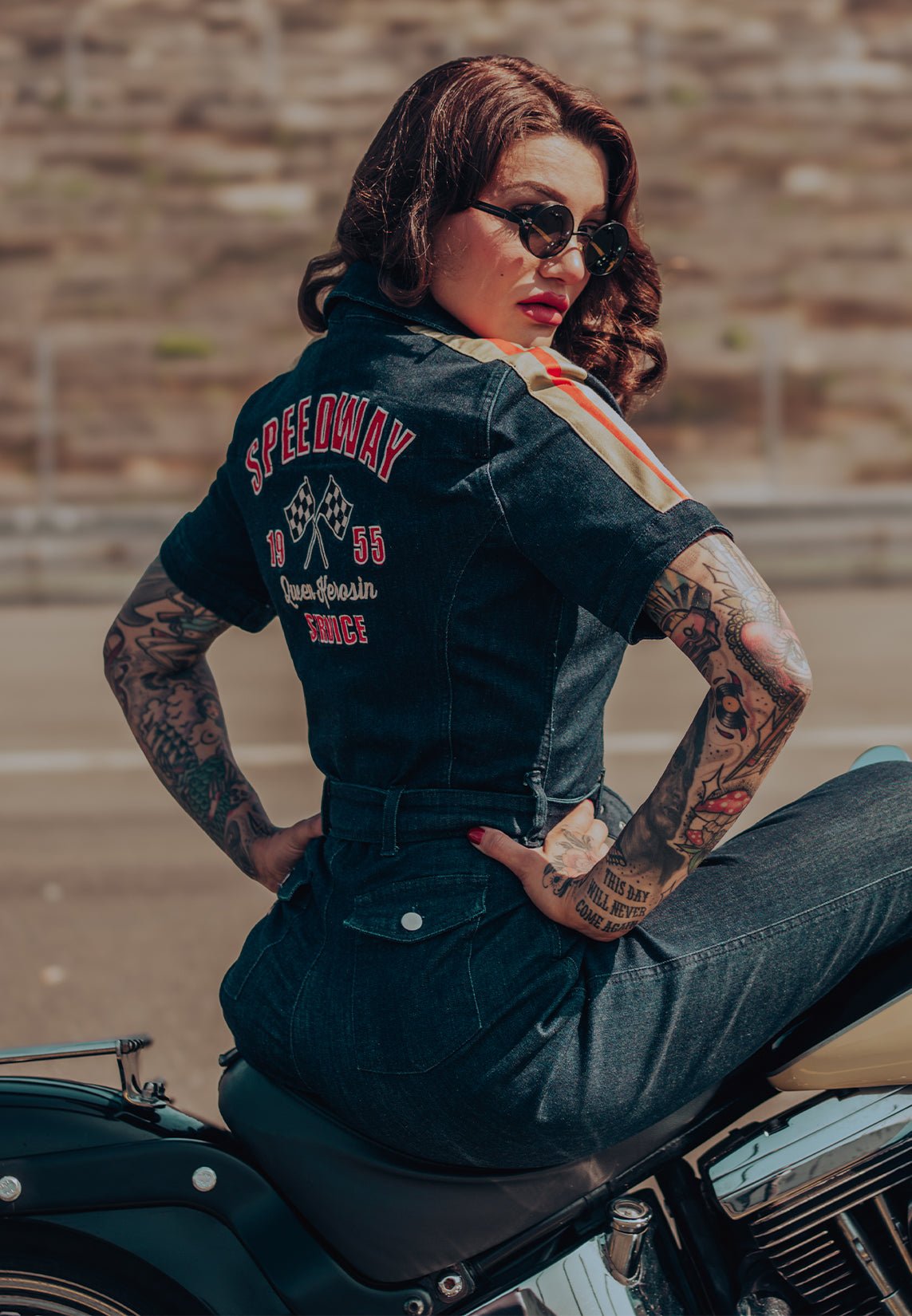 Overall «Speedway Service» Jumpsuits von Queen Kerosin
