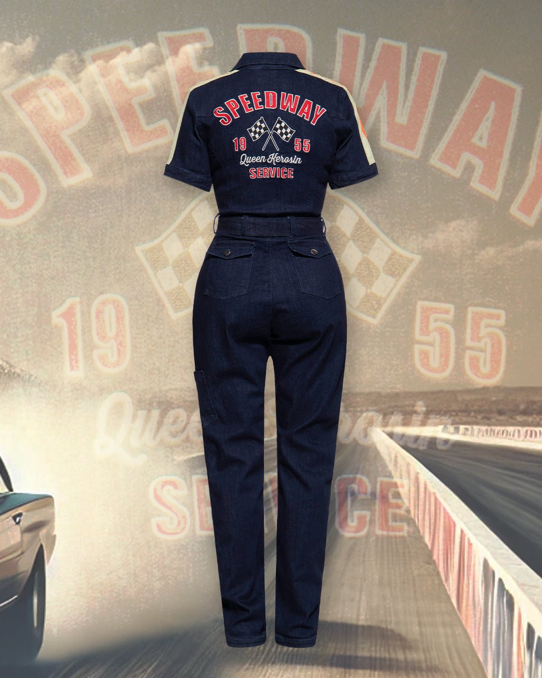 Overall «Speedway Service» Jumpsuits von Queen Kerosin
